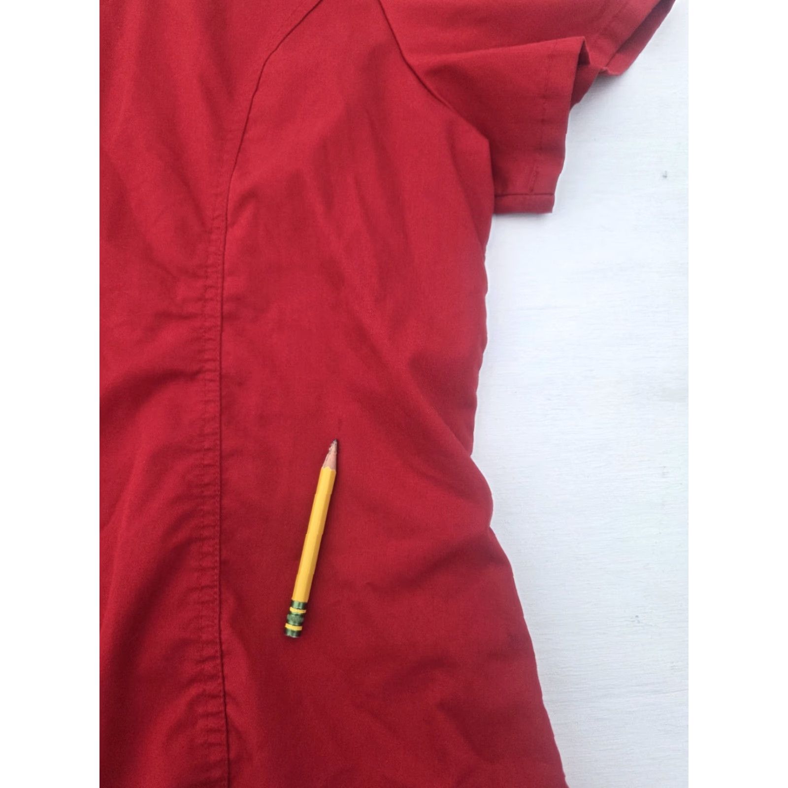 Cherokee Cherokee LUXE Sport Scrub Top Womens XL Red Medical Nurse Work Shirt Size XL / US 12-14 / IT 48-50 - 6 Thumbnail
