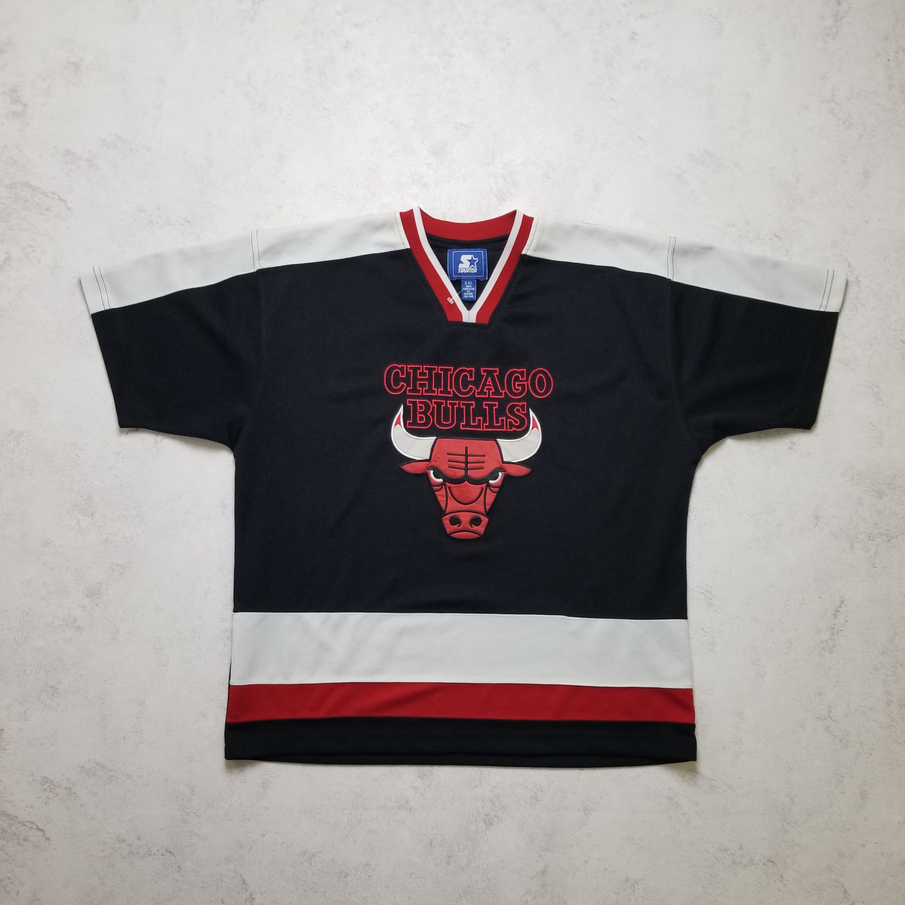 Starter Vintage Starter Chicago Bulls T-Shirt Jersey Shirt Big Logo Size US XXL / EU 58 / 5 - 1 Thumbnail