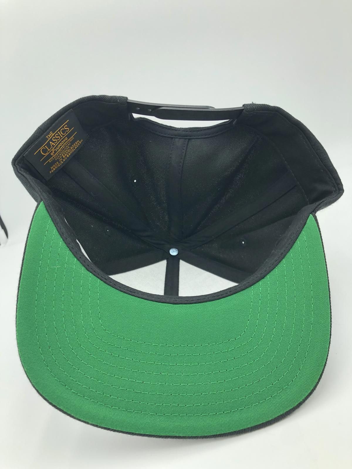 Designer Repulse Ink Snapback Cap - Stylish Black & Green Size ONE SIZE - 3 Thumbnail