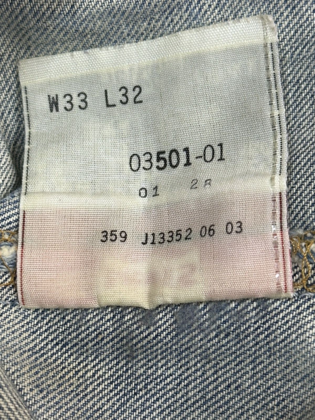Levi's Vintage 90s Levis 501 Mud Faded Wash Distressed Baggy Jeans Size US 32 / EU 48 - 11 Thumbnail