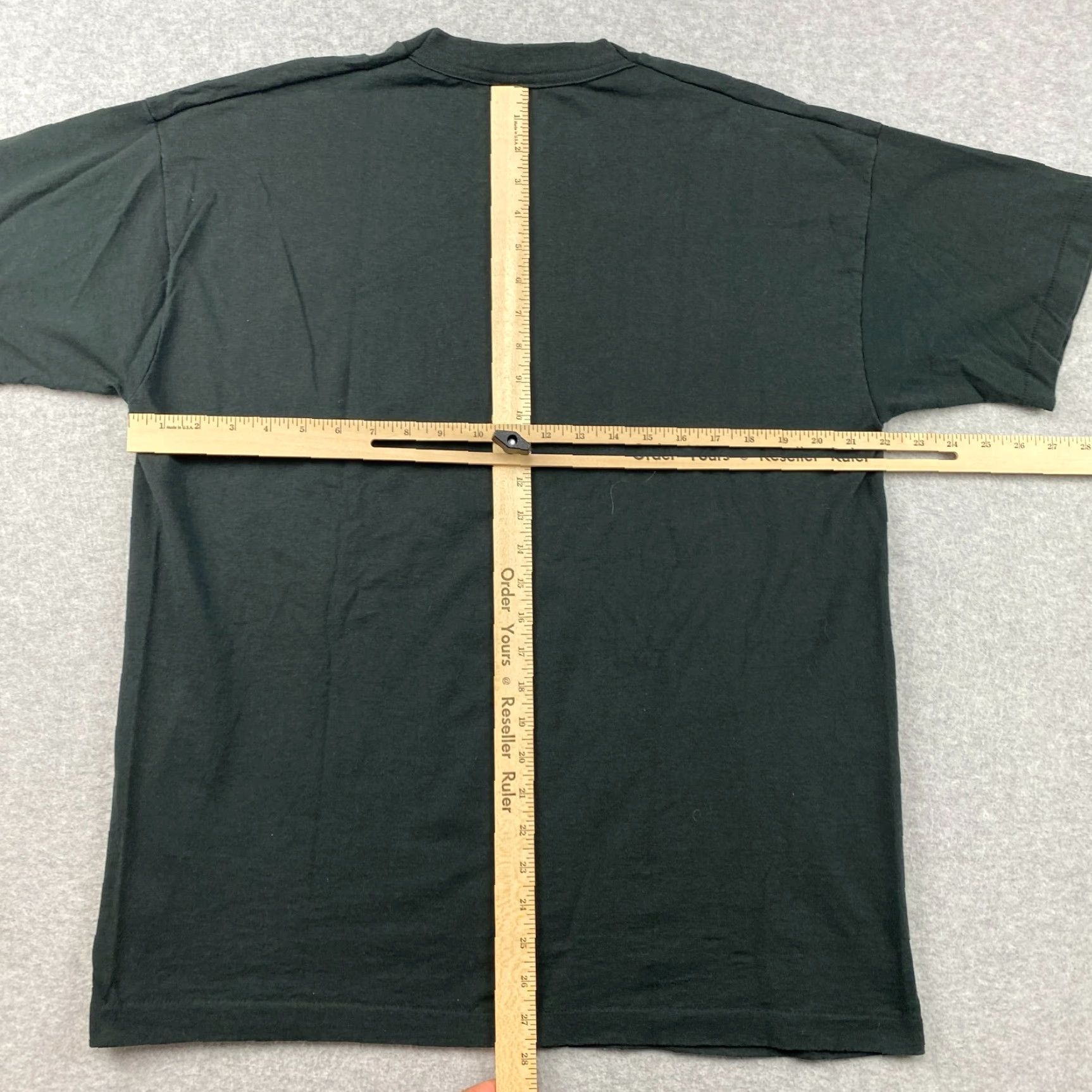 Fruit Of The Loom VTG Fruit of the Loom Single Stitch Shirt Mens XL Black Short Sleeve USA 1995 Size US XL / EU 56 / 4 - 7 Thumbnail