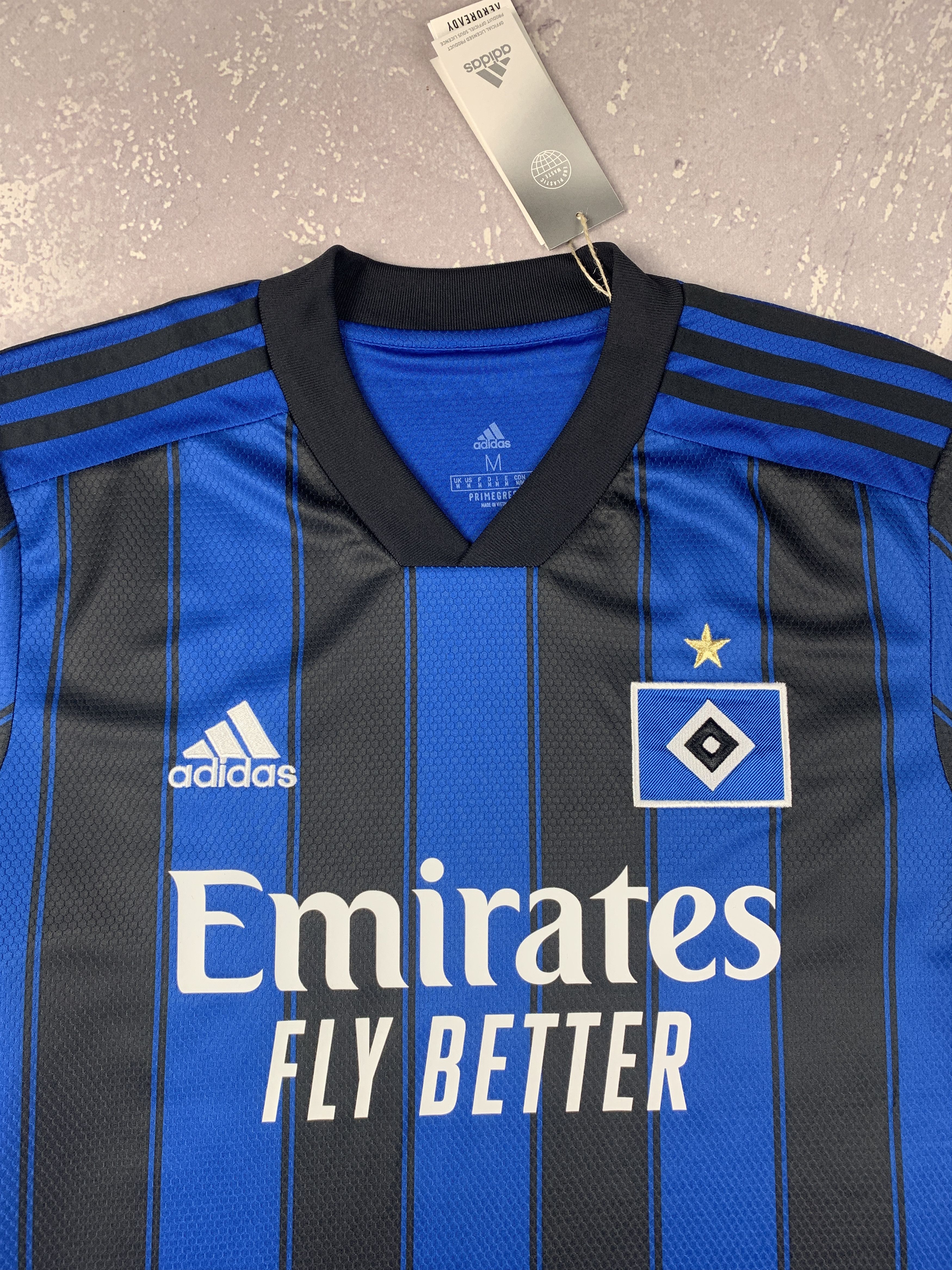 Adidas BNWT Adidas Hamburg 2021/2022 Away Soccer Jersey Shirt Bloke Size US L / EU 52-54 / 3 - 3 Thumbnail