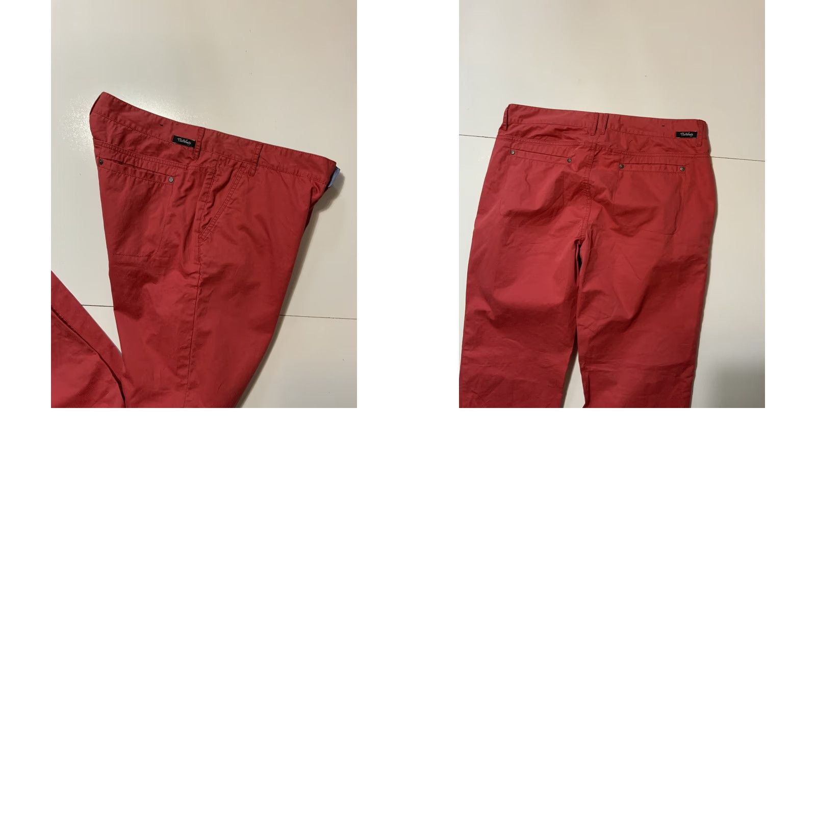 Vintage Civil Society Salmon Coral Pink Slim Straight Chino Flat Front Pants Sz. 36 Size US 36 / EU 52 - 8 Thumbnail