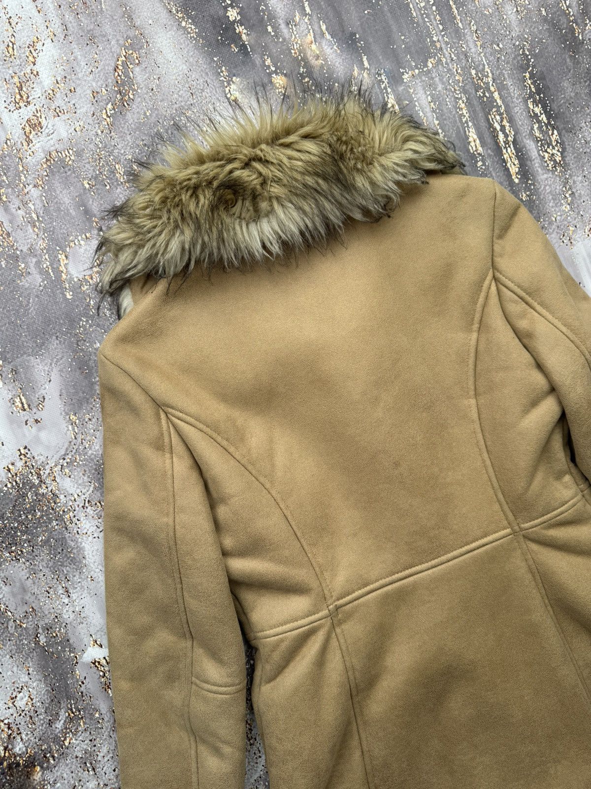 Japanese Brand Vintage Faux Fur Sheepskin Coat Size S / US 4 / IT 40 - 10 Thumbnail