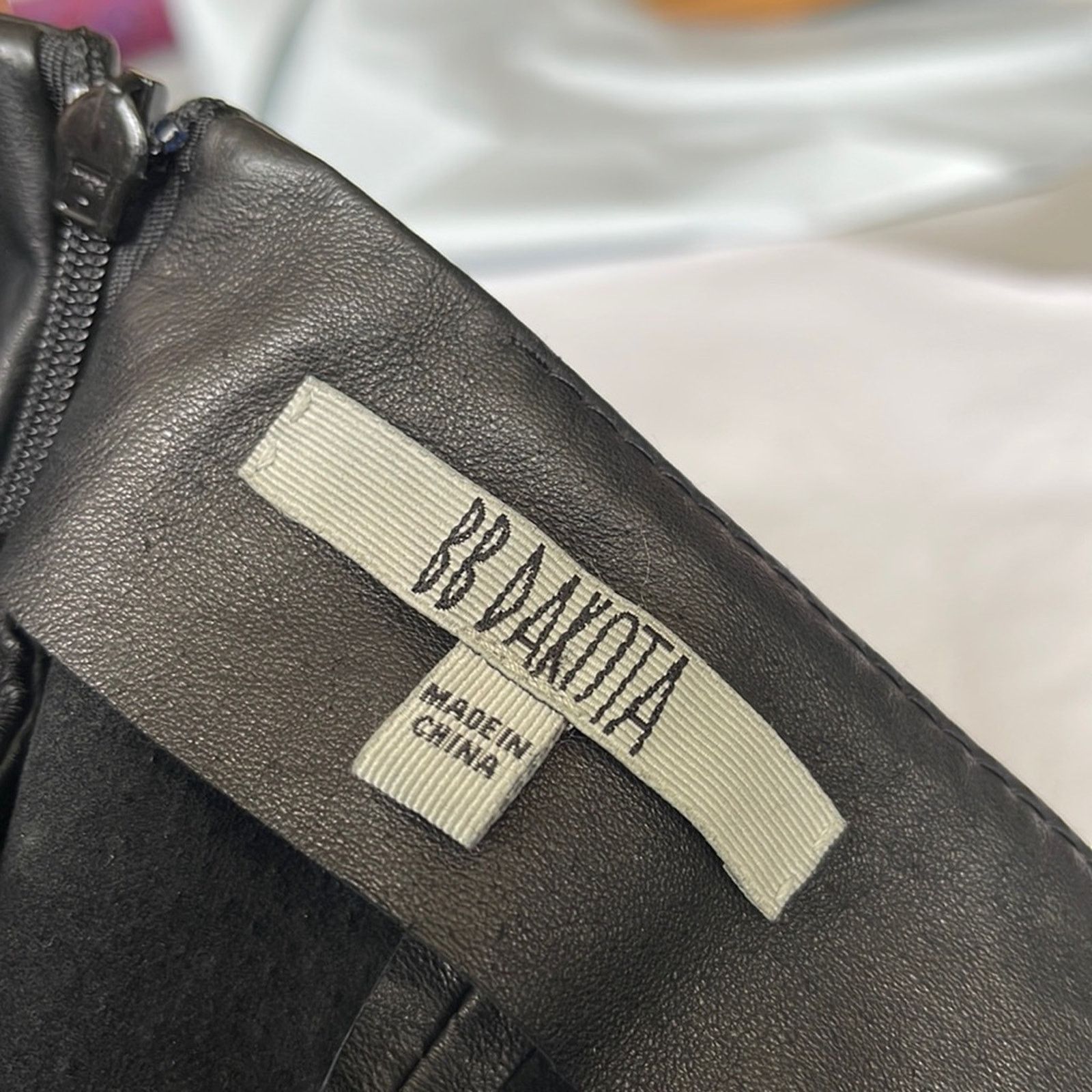 BB Dakota BB Dakota Isaac Black Leather and Ponté Leggings Size 6 NWOT Size 28" / US 6 / IT 42 - 2 Thumbnail