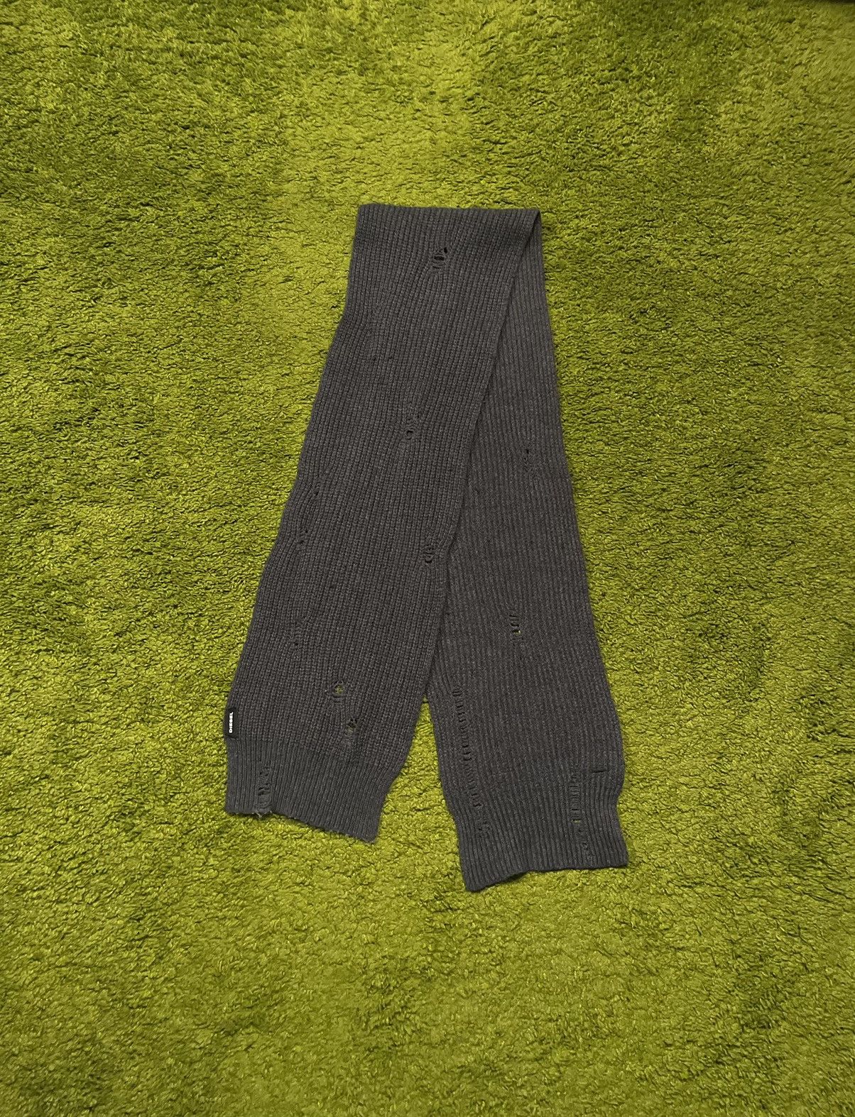 Diesel Diesel avant garde opium style factory distressed scarf wool Size ONE SIZE - 1 Thumbnail