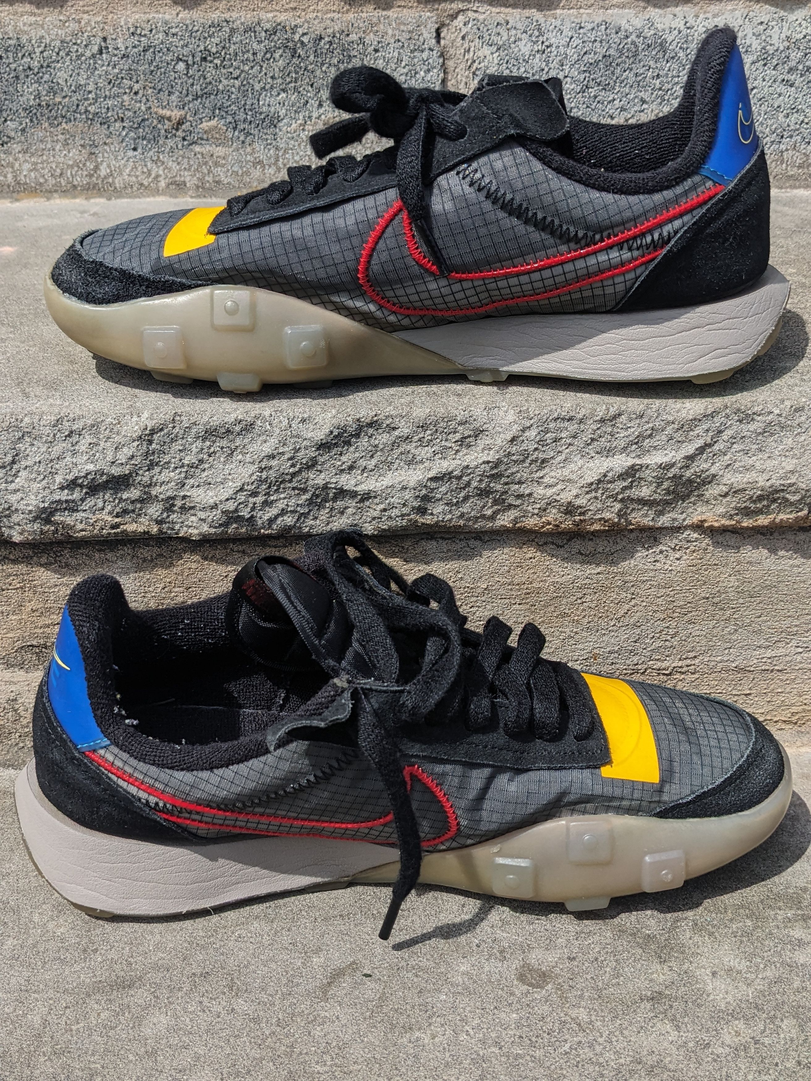 Designer × Nike Nike Waffle Racer 2X Women’s Running Shoes CK6647 002 Size 8 Size US 8 / IT 38 - 2 Thumbnail