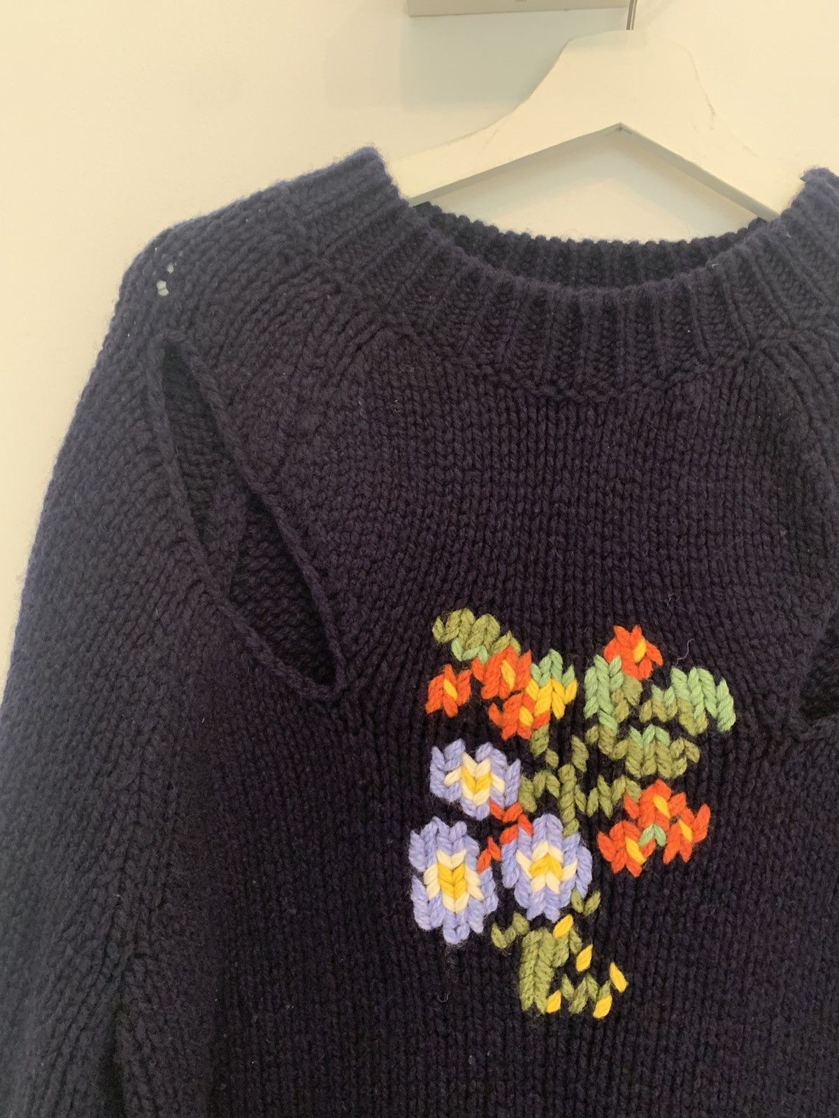 Stefan Cooke Floral Slash Knit AW20