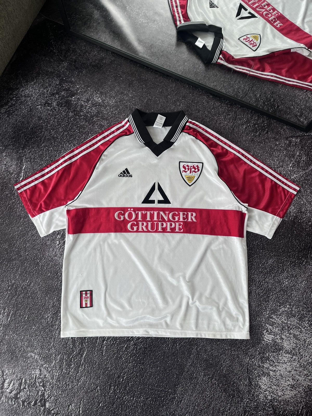 Adidas Soccer Jersey Vintage 1998 1999 VfB Stuttgart Frieda Adidas Vintage Soccer Jersey Grailed
