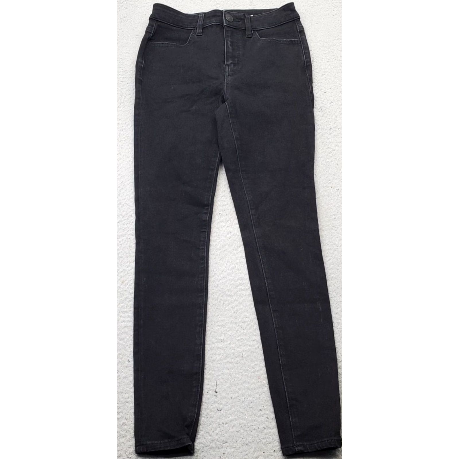 American Eagle Outfitters American Eagle Outfitters Jegging Jeans Women 4 Black Denim Hi Rise Regular Fit Size 4 Women Size 27" / US 4 / IT 40 - 2 Thumbnail
