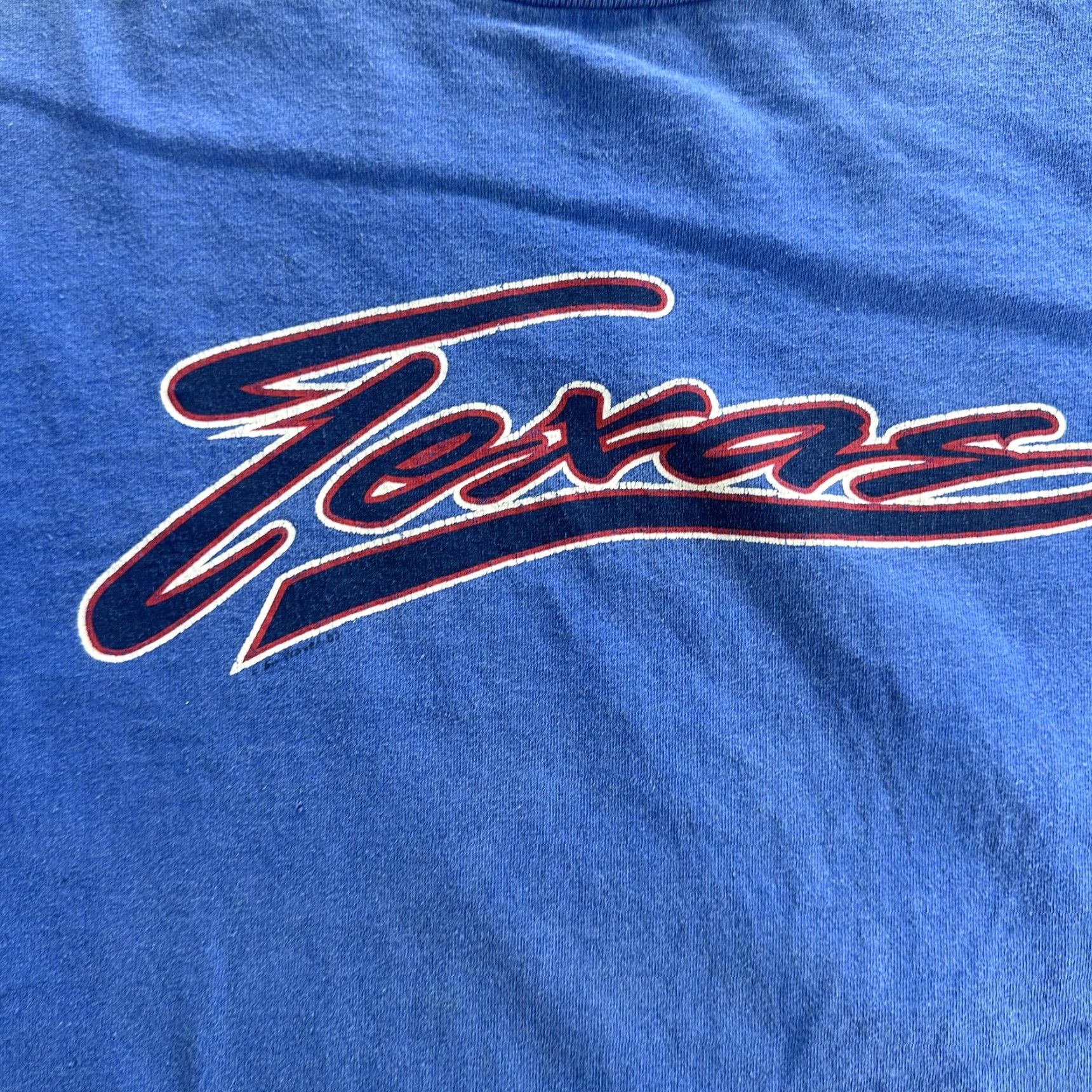 Vintage VINTAGE Alore Texas Shirt Men XL Blue Graphic Tee Made in USA 90s Crew Neck Short Sleeve Mens XL USA Graphic Tee Size US XL / EU 56 / 4 - 2 Thumbnail