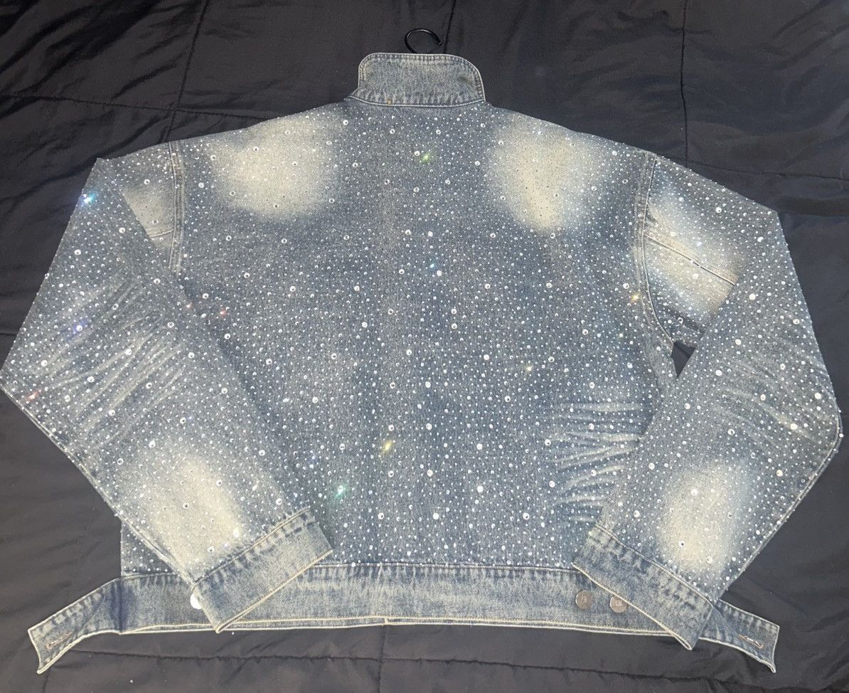 Vale Vale Forever Crystal Denim Jacket Size US XL / EU 56 / 4 - 3 Thumbnail