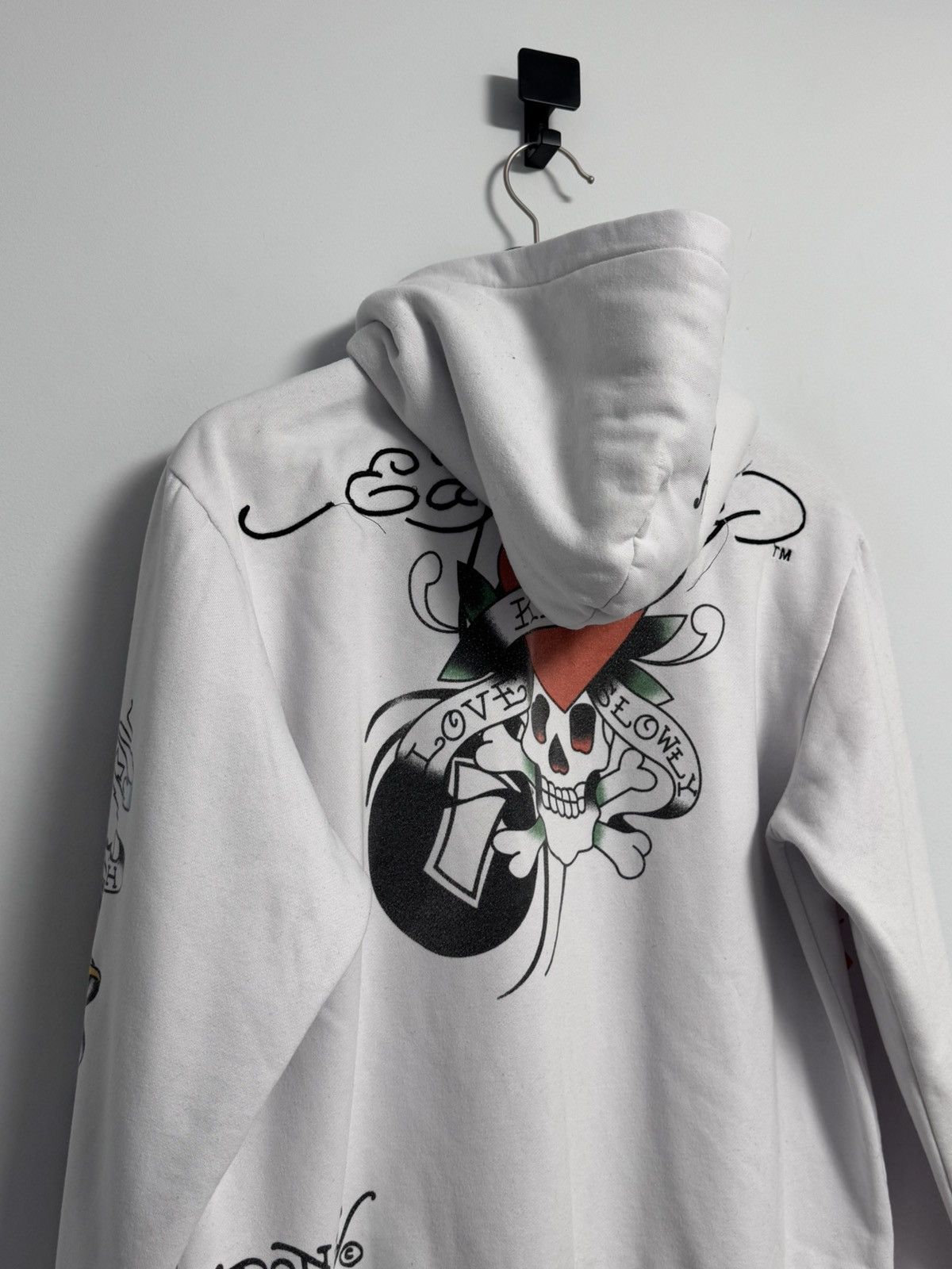 Ed Hardy × Vintage Ed Hardy Vintage Zip Hoodie Y2K style Size M / US 6-8 / IT 42-44 - 2 Thumbnail