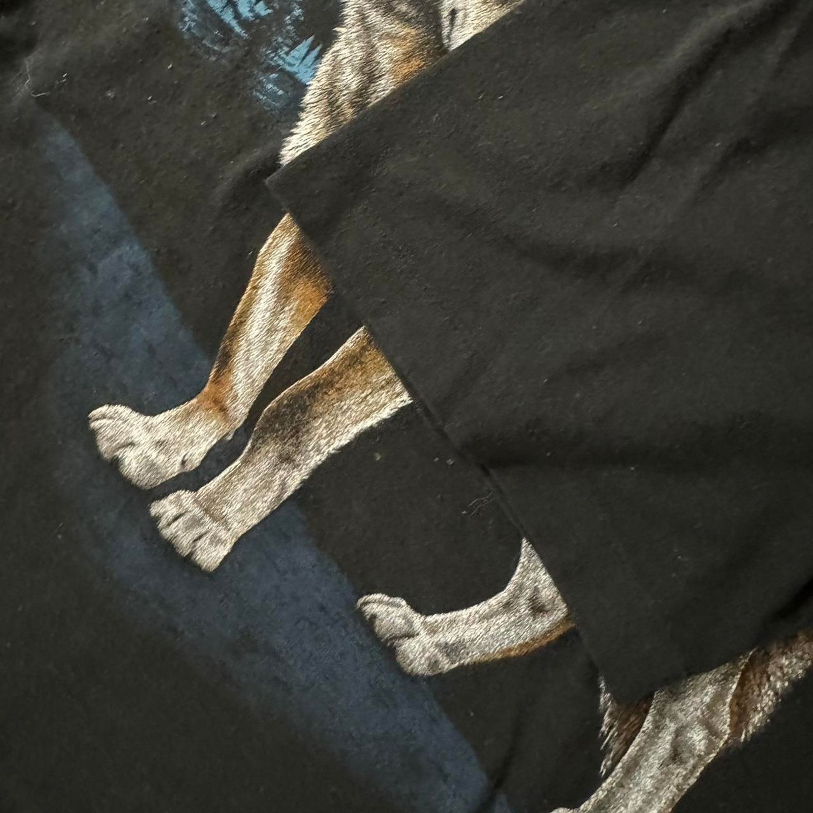 Vintage Vintage 1987 Wolf Moon Nature Tee Size US L / EU 52-54 / 3 - 4 Thumbnail