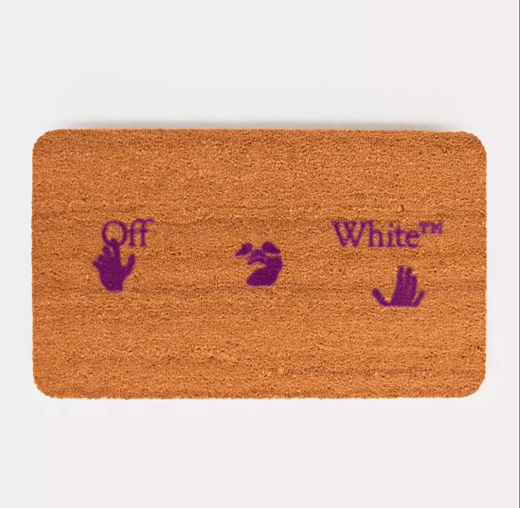 Off-White Off-White Coconut Fiber Doormat Size ONE SIZE - 2 Thumbnail
