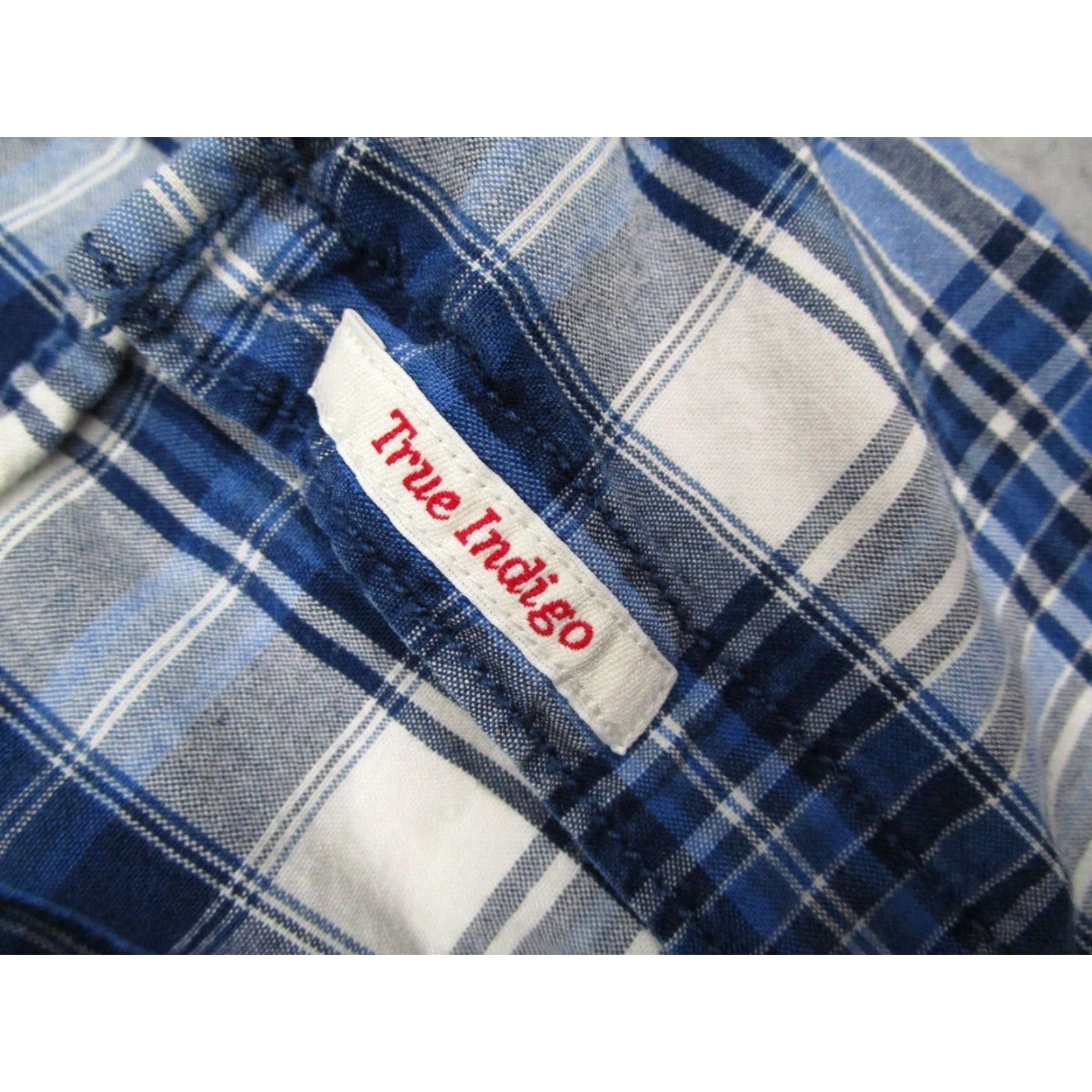 Lucky Brand VINTAGE Lucky Brand Men's Short Sleeve Plaid Western Button-Up Shirt L Blue Cotton Style Cowgirl Retro Size US L / EU 52-54 / 3 - 4 Thumbnail