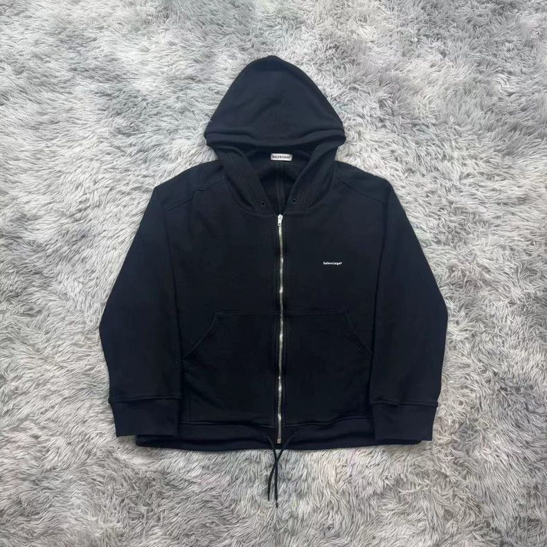 Balenciaga Balenciaga Hooded Zip-Up Sweatshirt M Size- DMC Size US M / EU 48-50 / 2 - 1 Thumbnail