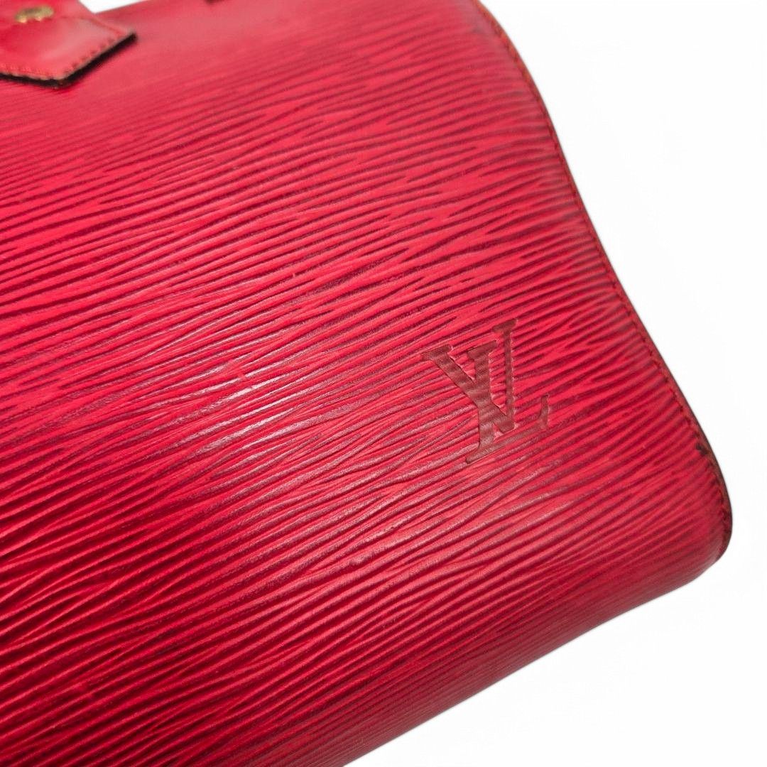 Louis Vuitton Louis Vuitton - Speedy 25 Red Handbag LV Mini Epi Size ONE SIZE - 4 Thumbnail