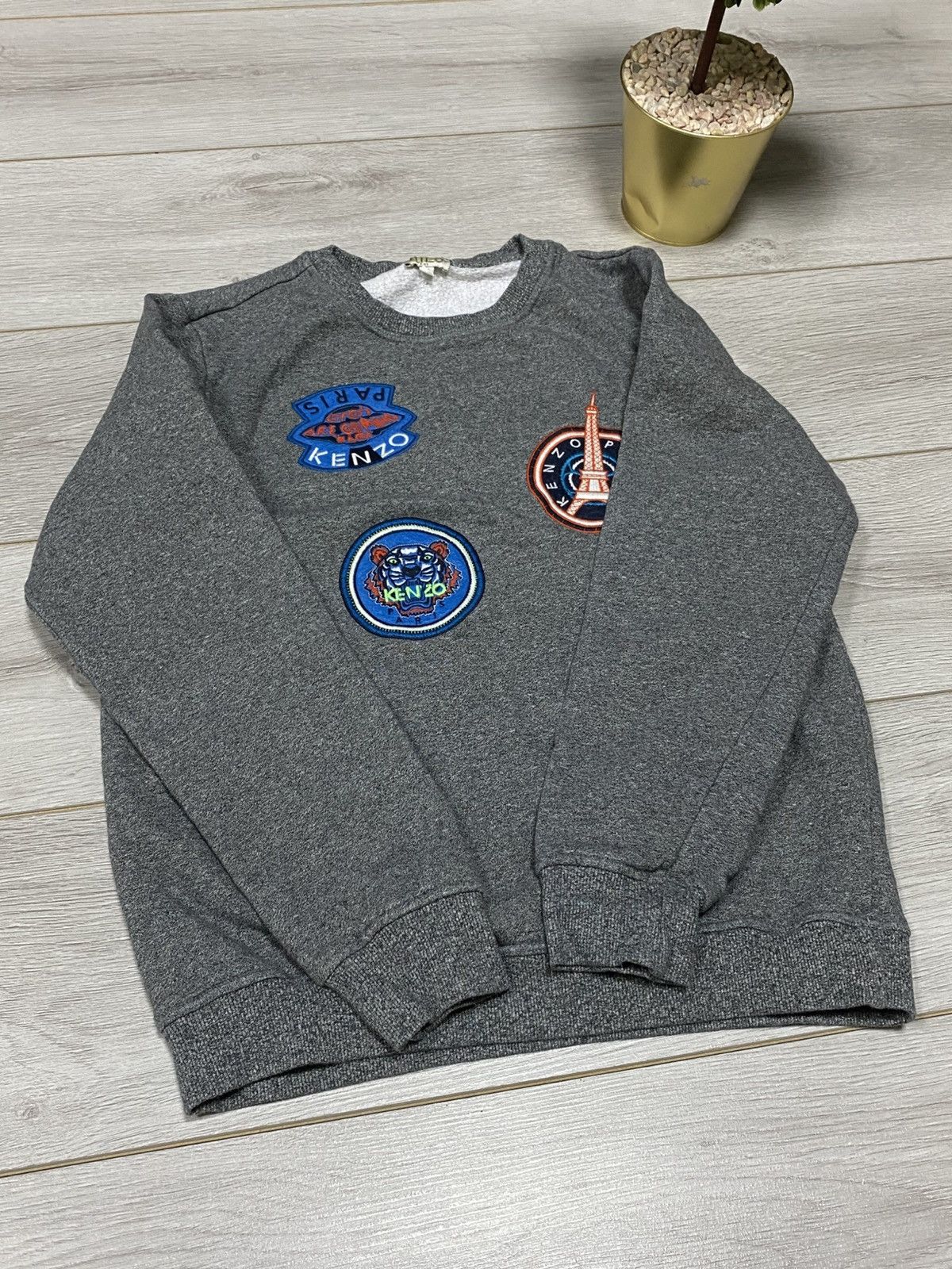 Kenzo Kenzo vintage multi logo sweatshirt tiger Size US XS / EU 42 / 0 - 4 Thumbnail