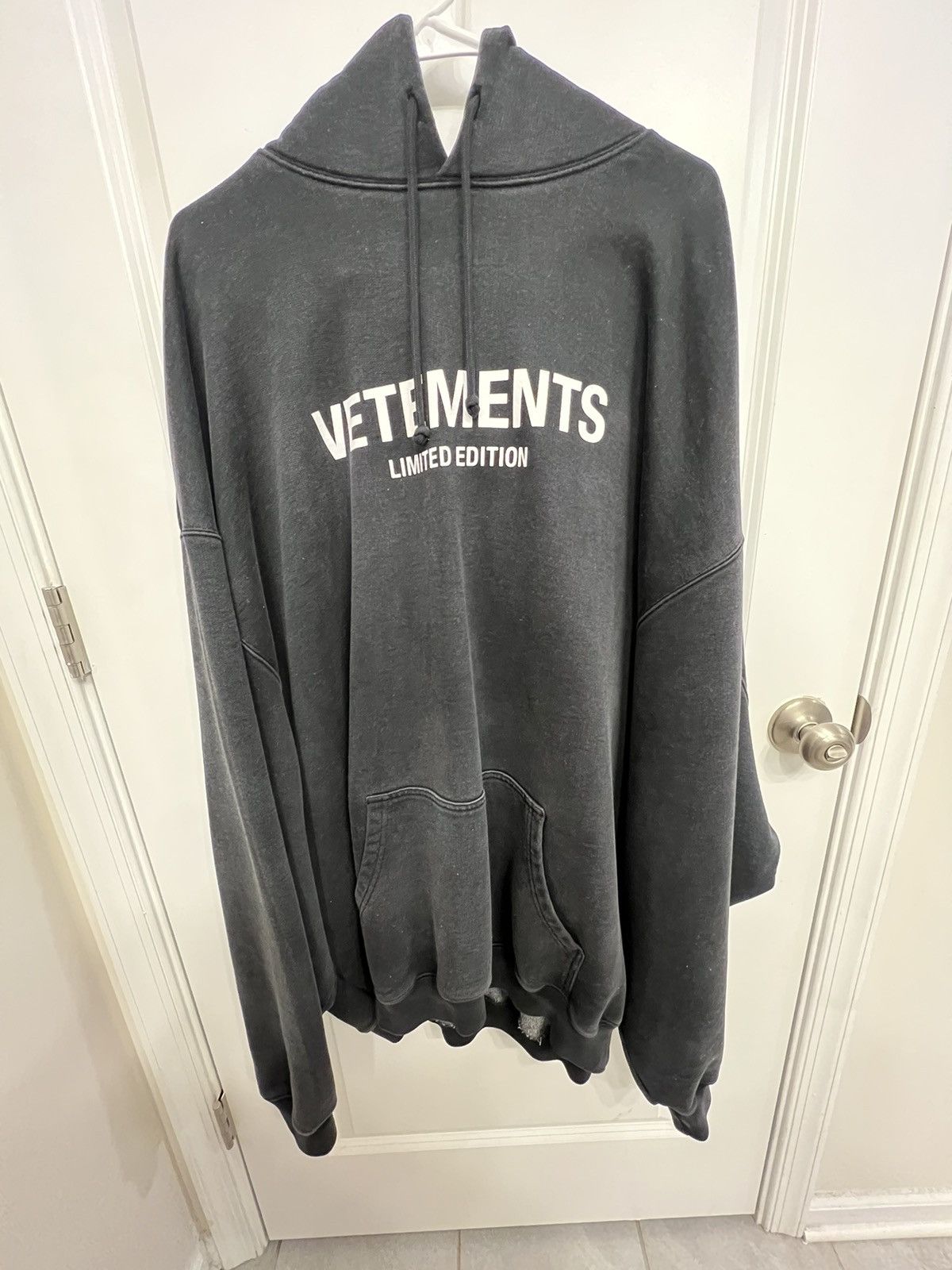 Vetements Vetements Limited Edition Men's Terry Scribble Hoodie