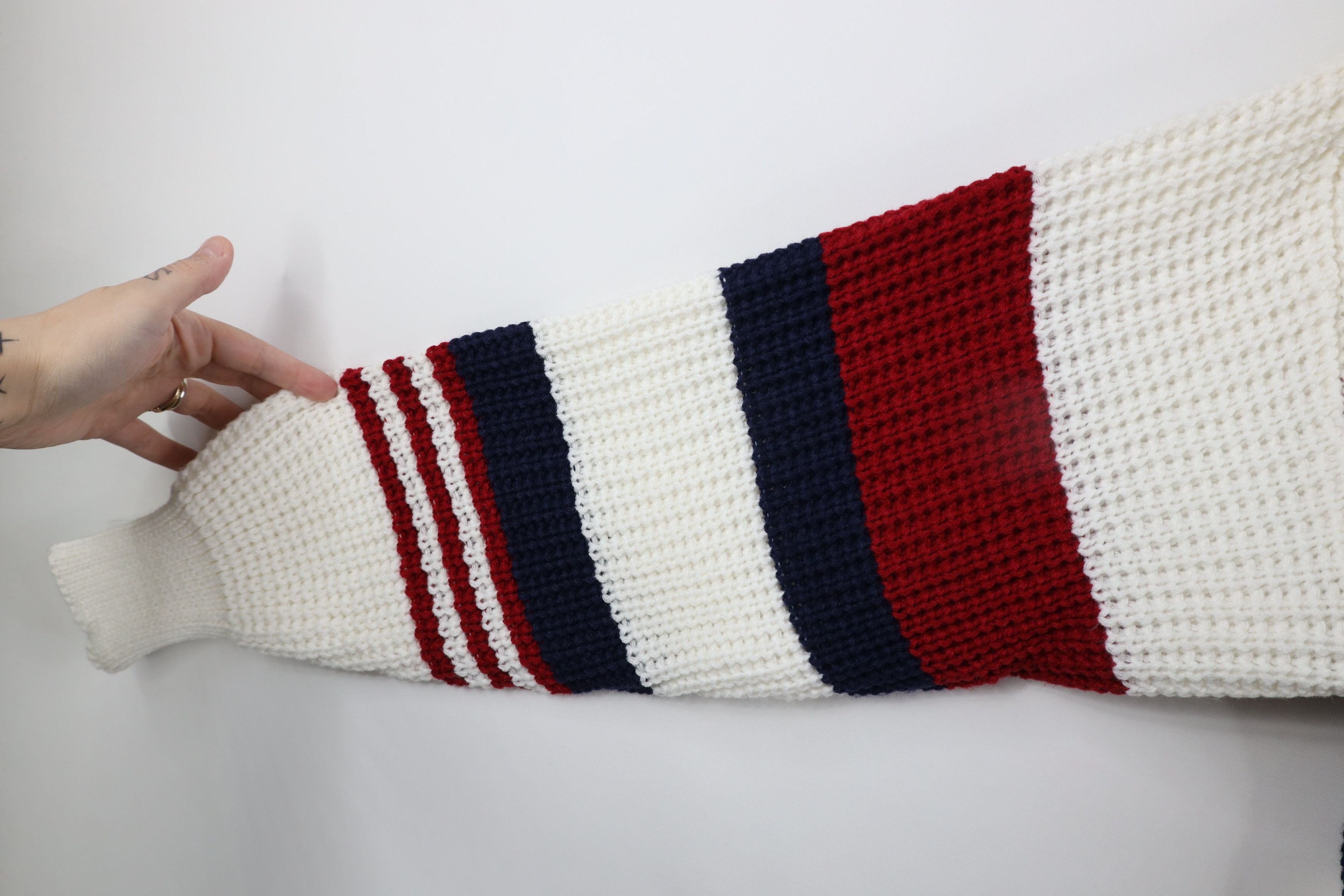 Vintage Deadstock Vintage 90s Streetwear Chunky Ribbed Knit Sweater Size US M / EU 48-50 / 2 - 7 Thumbnail