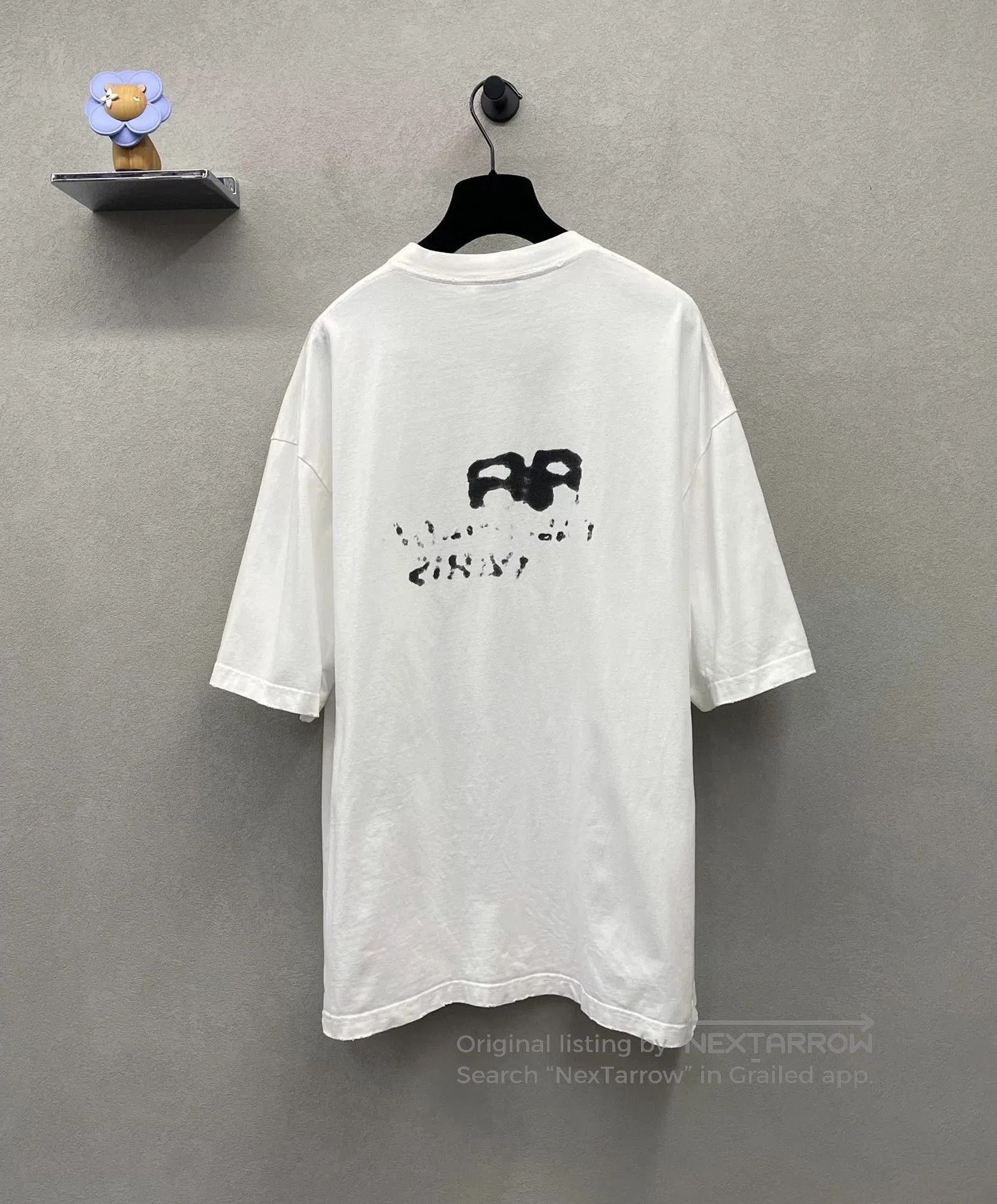 Balenciaga Balenciaga White Double B Short Sleeve. Size US L / EU 52-54 / 3 - 2 Thumbnail