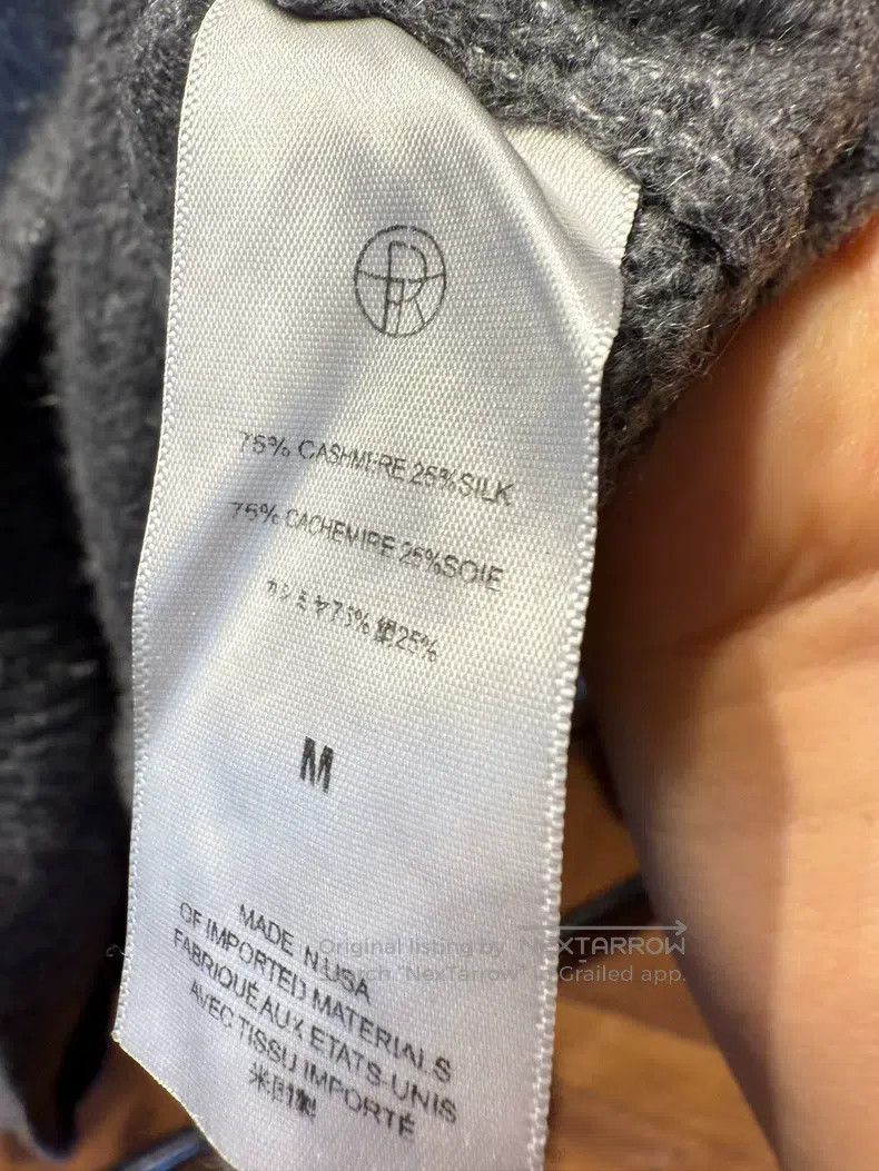 The Row The Row V-neck sweater with long sleeves Size M / US 6-8 / IT 42-44 - 3 Thumbnail