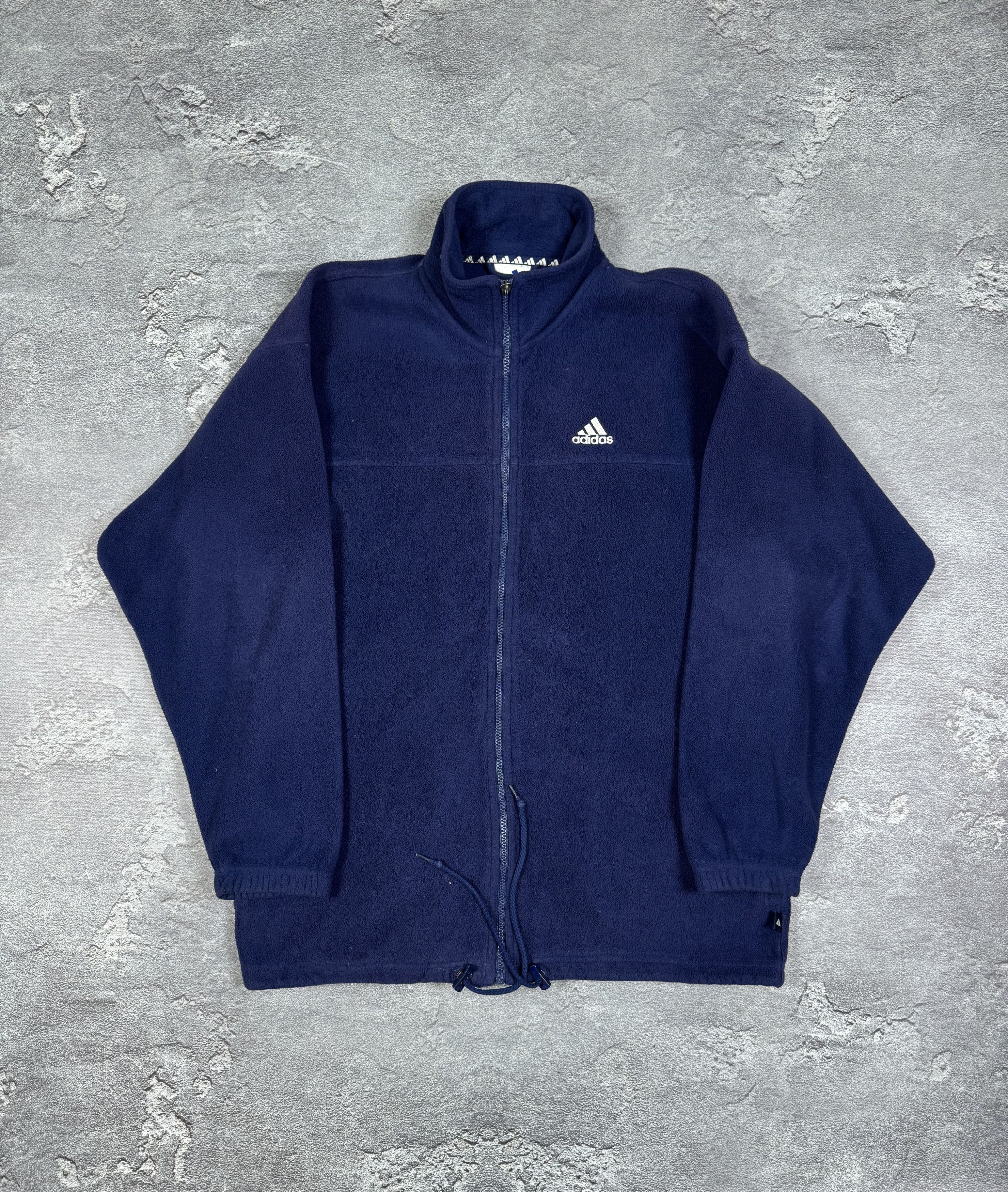 Adidas VTG 2000s Y2K Adidas Fleece Zip Sweatshirt Size M Retro Size US M / EU 48-50 / 2 - 1 Thumbnail