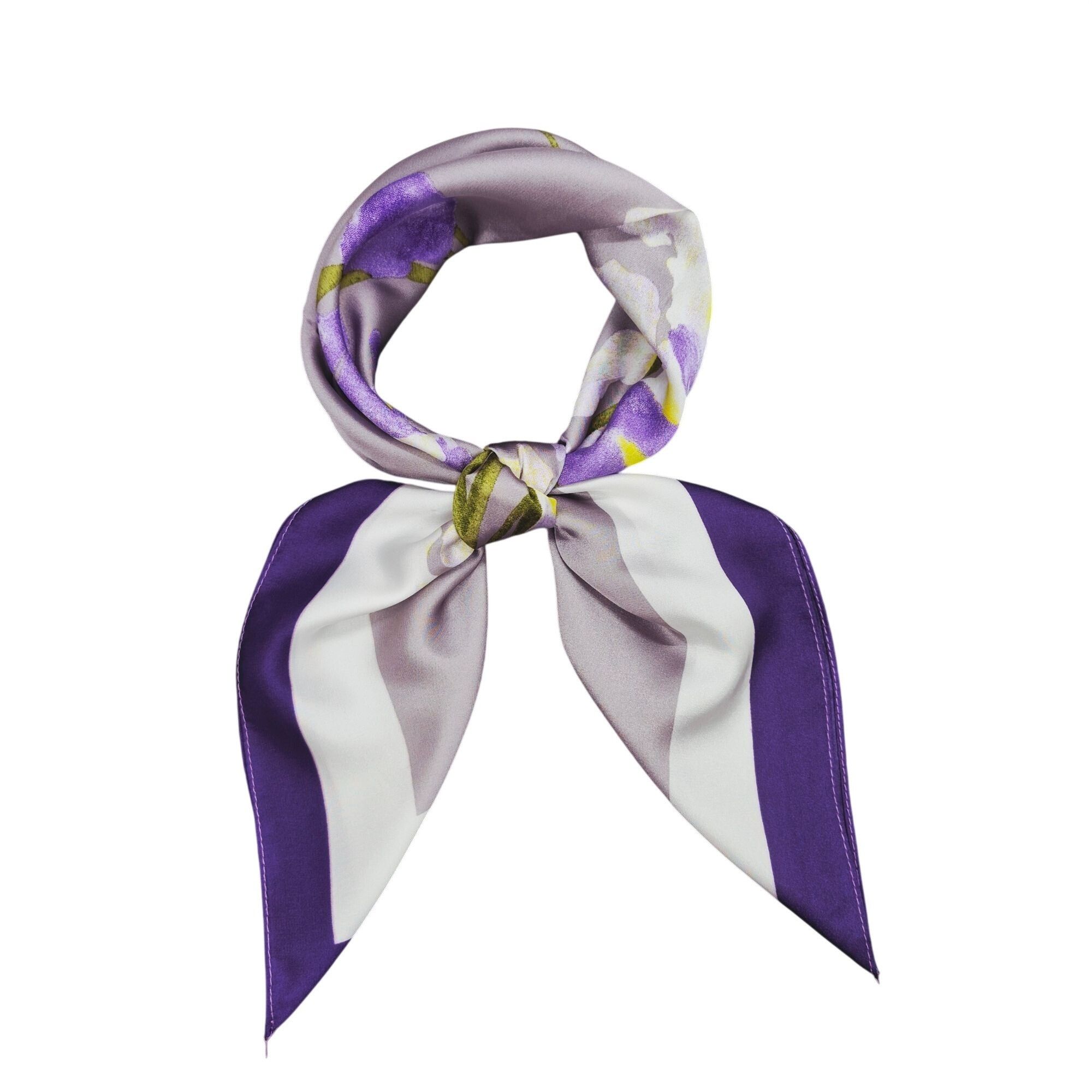 Other ⭐New Elegant Silky Square Scarf Bandana Handkerchief Soft Lu Size ONE SIZE - 3 Thumbnail