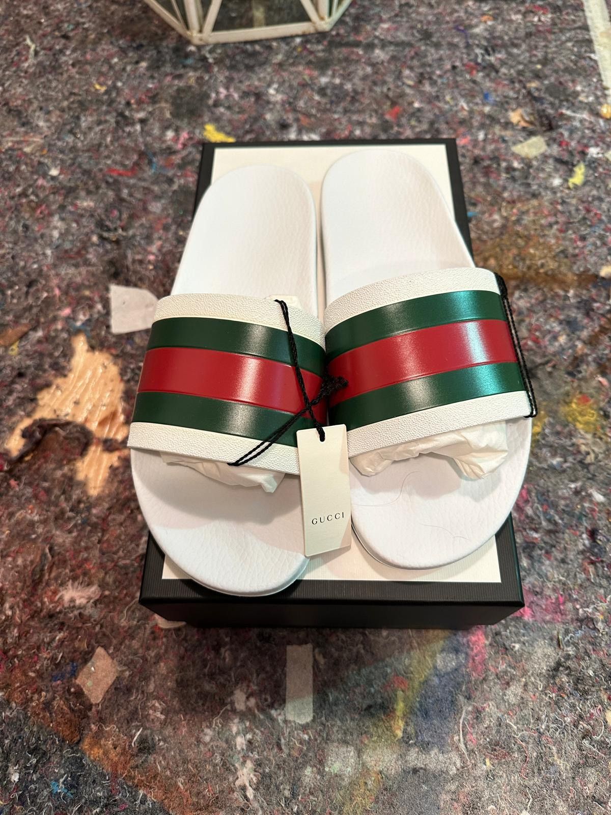 Gucci Gucci Logo Slip On OG Color, Sz.45 Size US 12 / EU 45 - 2 Thumbnail