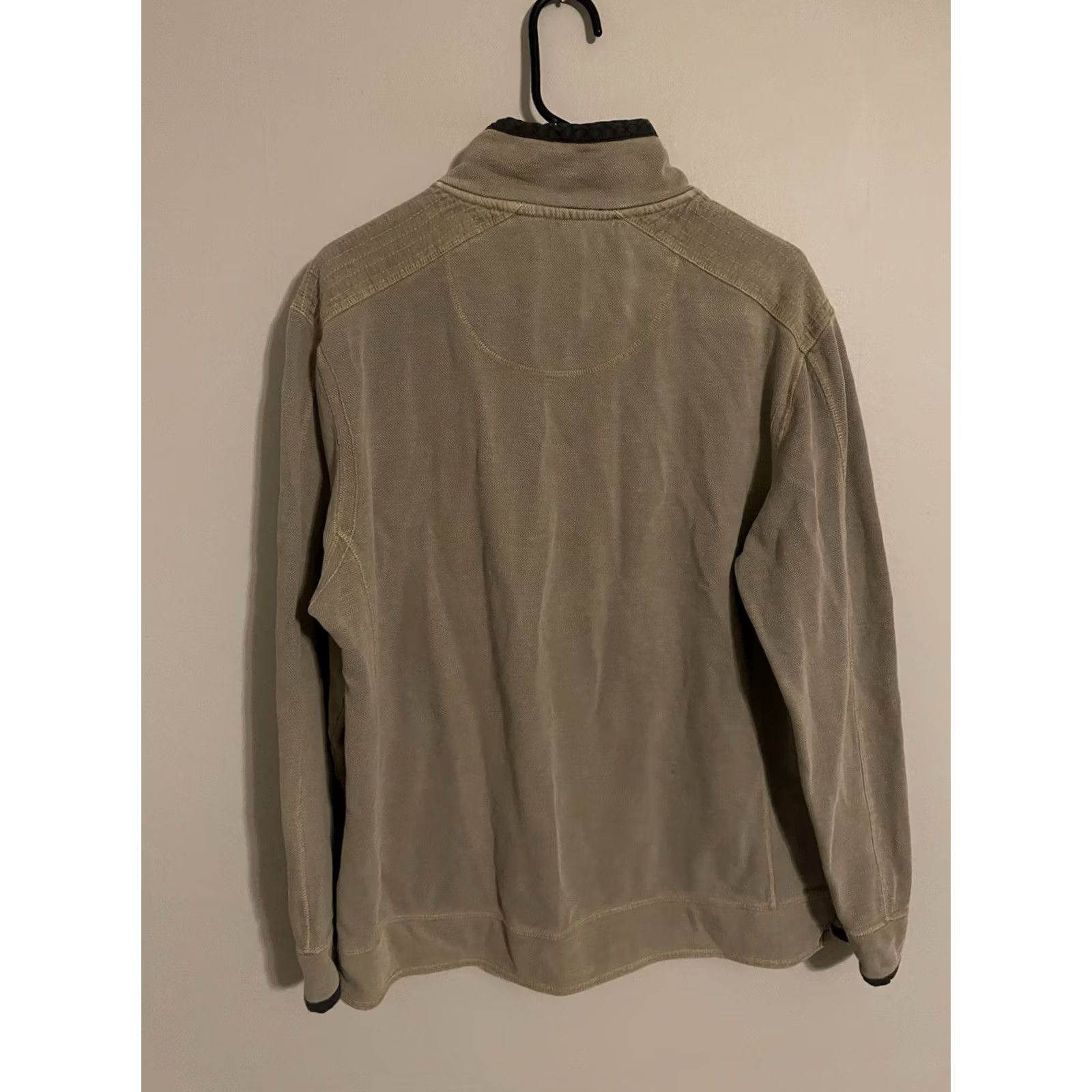 Carbon Carbon 2 Cobalt 9 Yards Textured Henley Pullover Canvas Sweater Large Men's Size US L / EU 52-54 / 3 - 4 Thumbnail