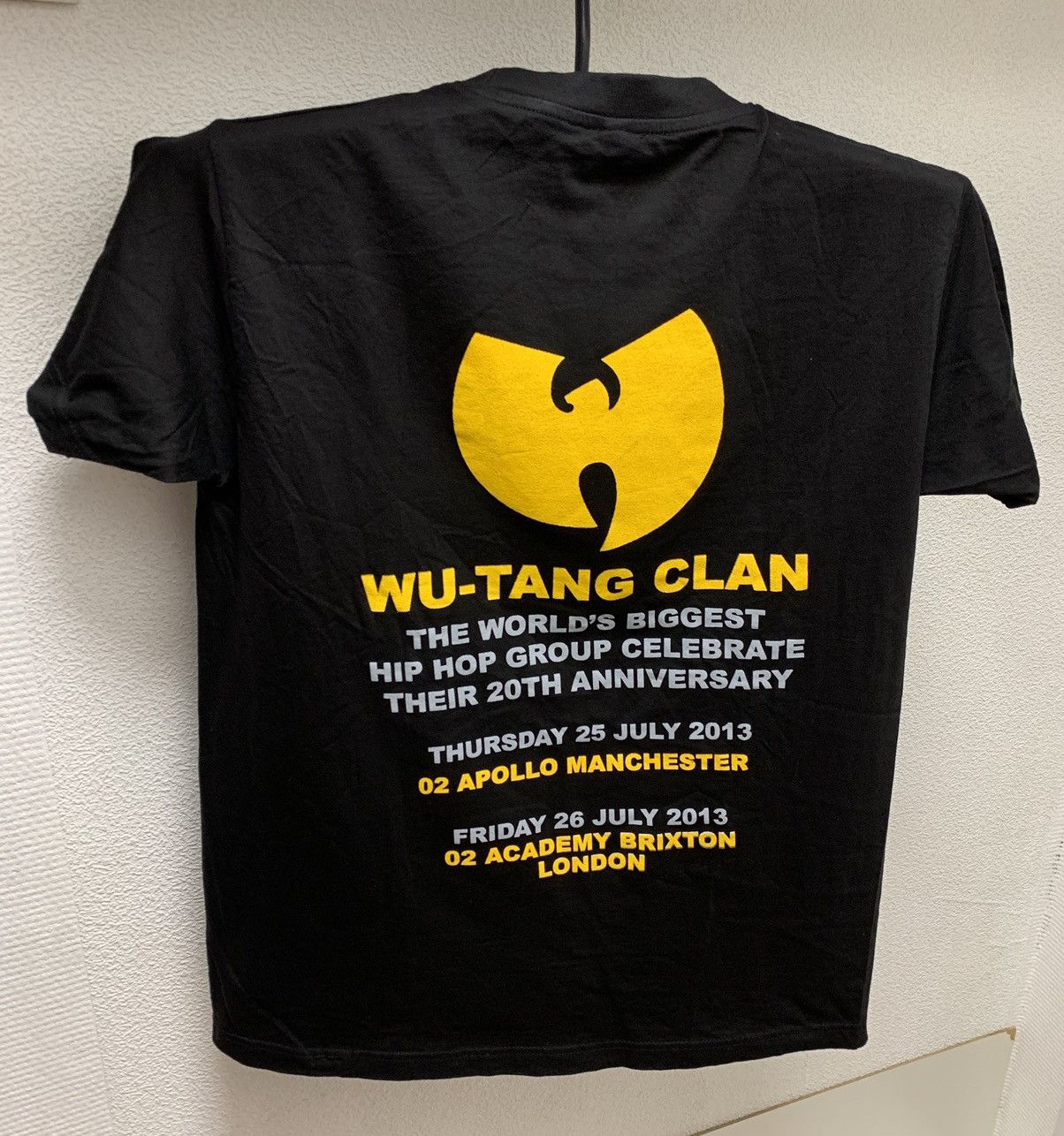 Wu-Tang Clan Wu-tang Wutang black t-shirt 2013 tour M size Size US M / EU 48-50 / 2 - 2 Thumbnail
