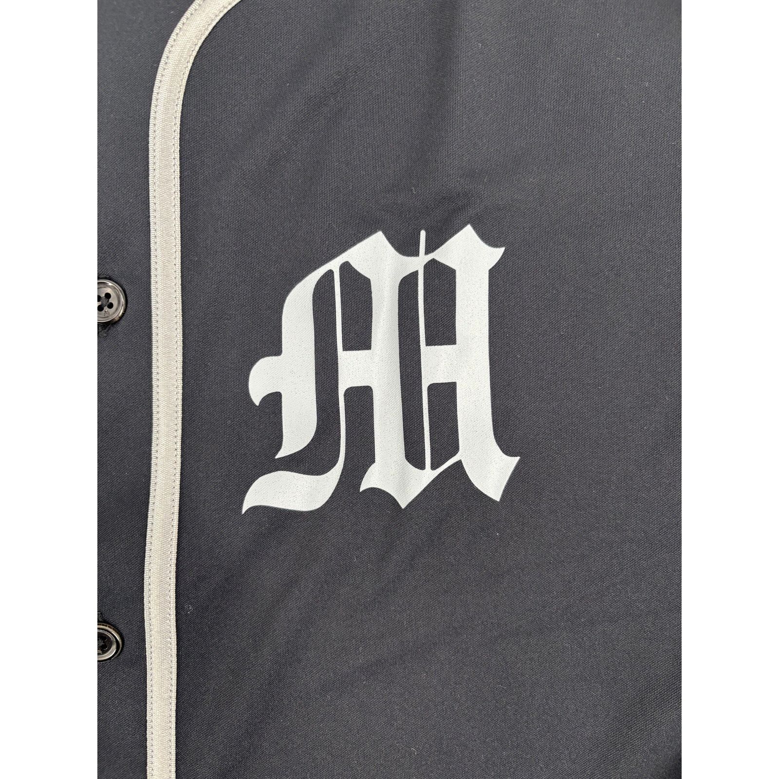 Mastermind Japan Mastermind World Black Baseball Jersey Size Large Size US L / EU 52-54 / 3 - 3 Thumbnail