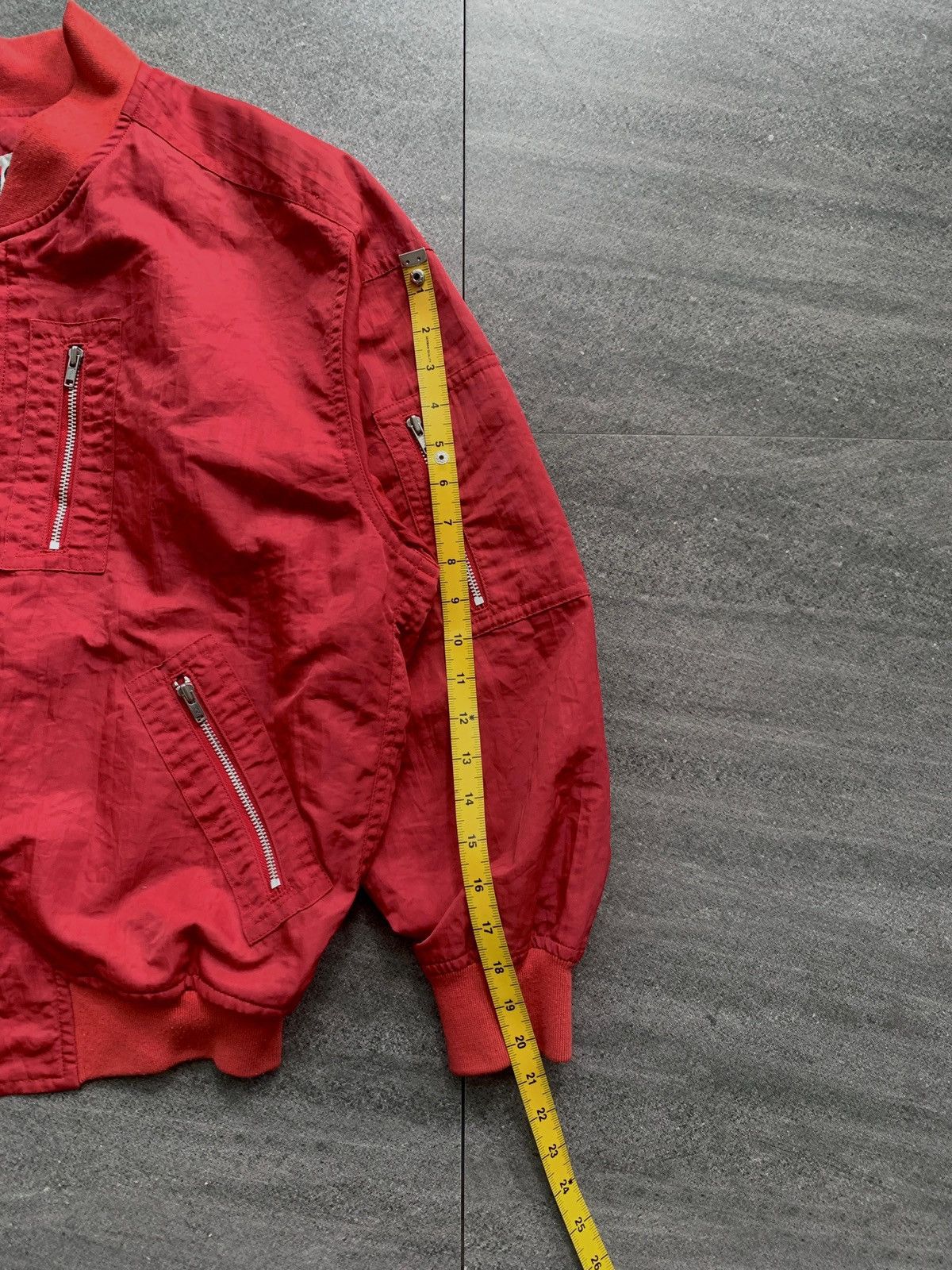 Issey Miyake 90s IS Logo Bomber Nylon Jacket Size US M / EU 48-50 / 2 - 11 Thumbnail