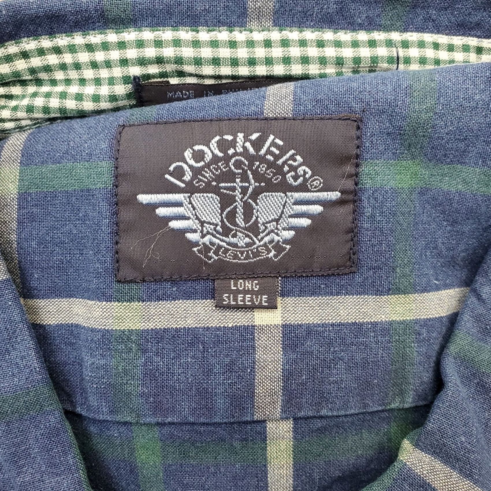 Dockers DOCKERS Mens XXL Multi Plaid Button-Up Long Sleeve Shirt Size US XXL / EU 58 / 5 - 6 Thumbnail