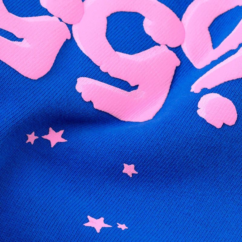 Sp5der ANGEL NUMBER SWEATPANT BLUE LARGE Size US 34 / EU 50 - 4 Thumbnail