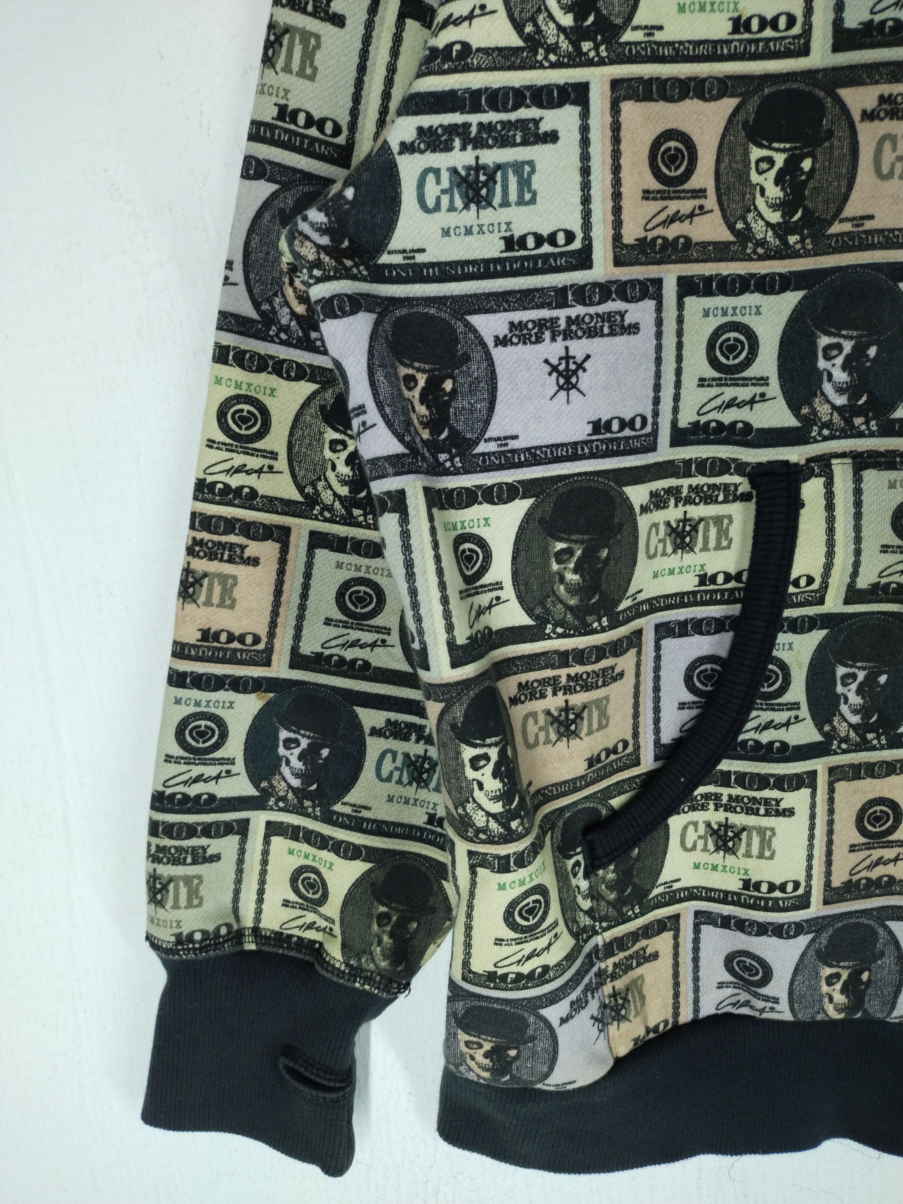 C1RCA Vintage Circa C-Note Skulls Overprint Punks LBG Hoodie Size US M / EU 48-50 / 2 - 6 Thumbnail