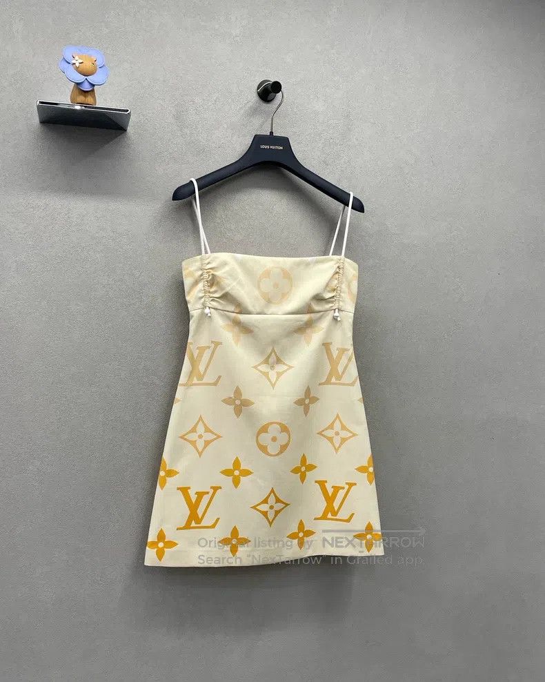 Louis Vuitton Louis Vuitton Printed halter dress Size XXS / US 00 / IT 34 - 3 Thumbnail