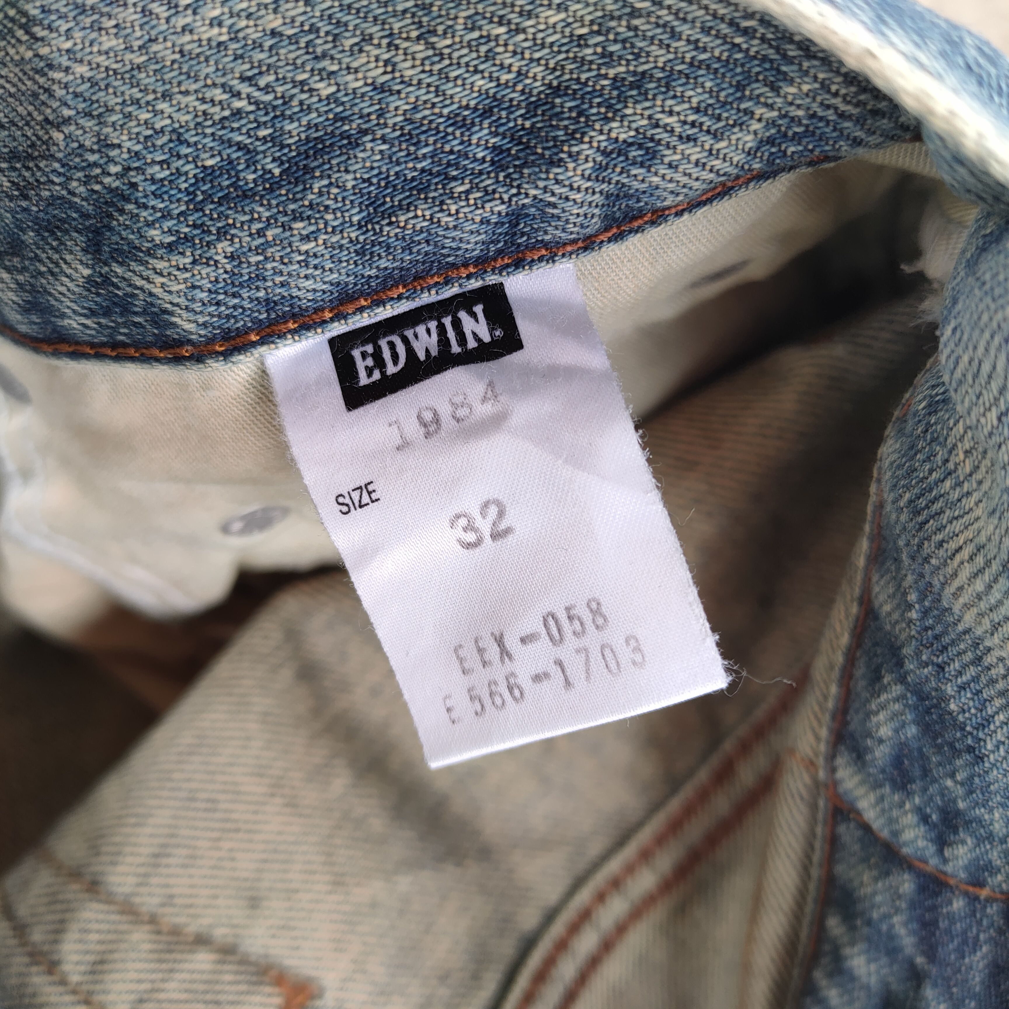 Edwin W33 VINTAGE EDWIN FADED RIPPED JEANS PANTS Size US 33 - 14 Thumbnail