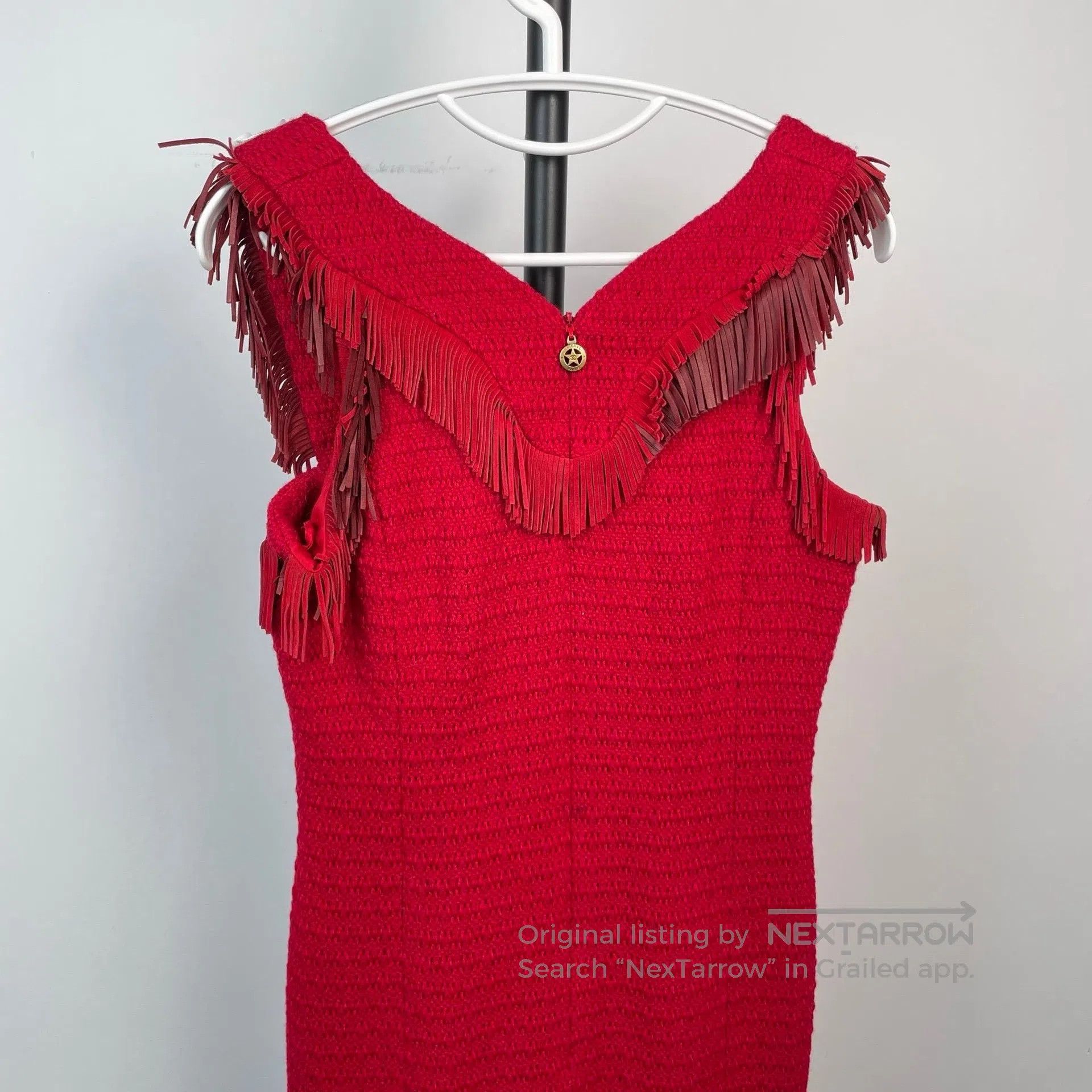 Chanel Chanel Retro Weaving Fringe Dress| Size XS / US 0-2 / IT 36-38 - 4 Thumbnail