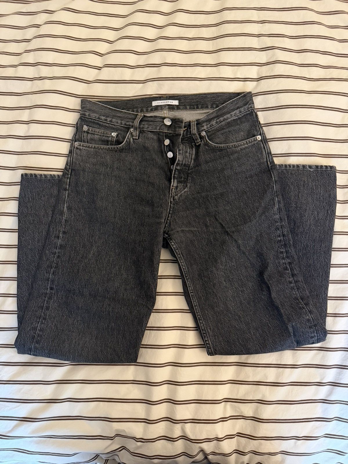 Sunflower Sunflower Loose Jeans Stone Wash Size US 29 - 1 Thumbnail