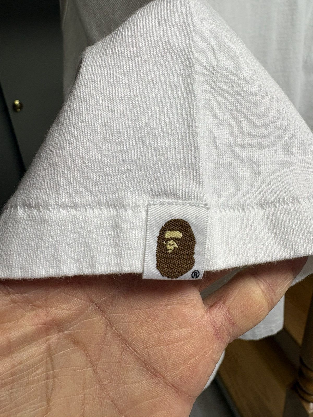 Bape BAPE Soccer #1 Tee 'White' Size US L / EU 52-54 / 3 - 4 Thumbnail