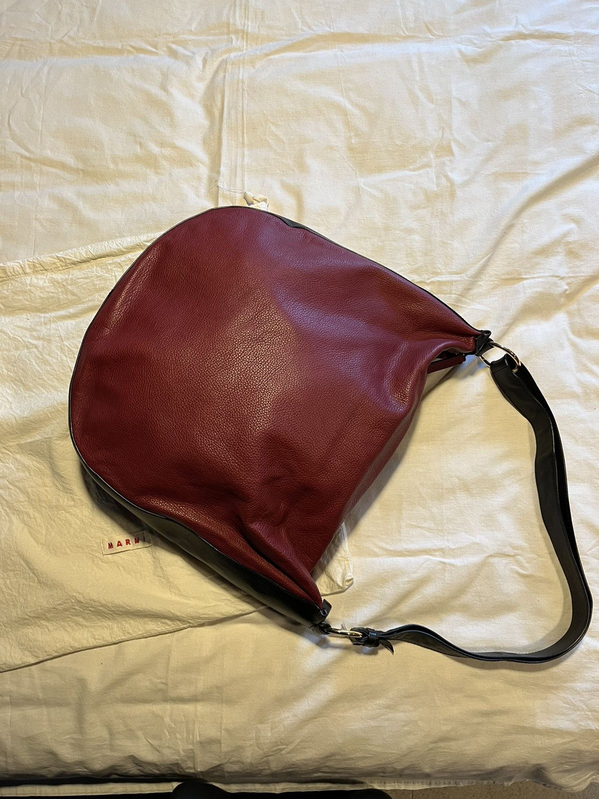 Marni Marni big leather shoulder/crossbody bag. Size ONE SIZE - 6 Thumbnail