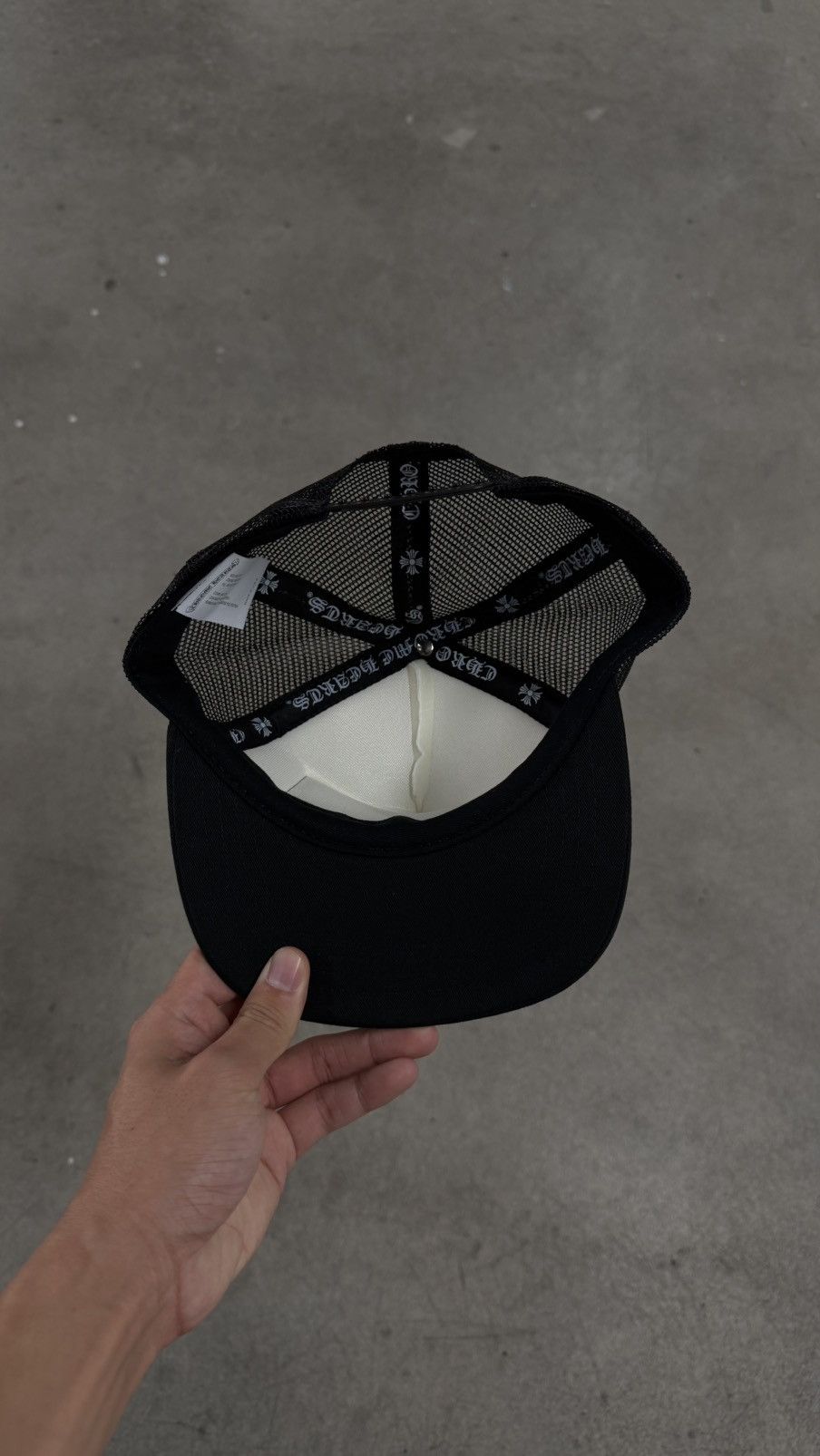 Chrome Hearts Chrome Hearts Hollywood Trucker Hat White Size ONE SIZE - 4 Thumbnail