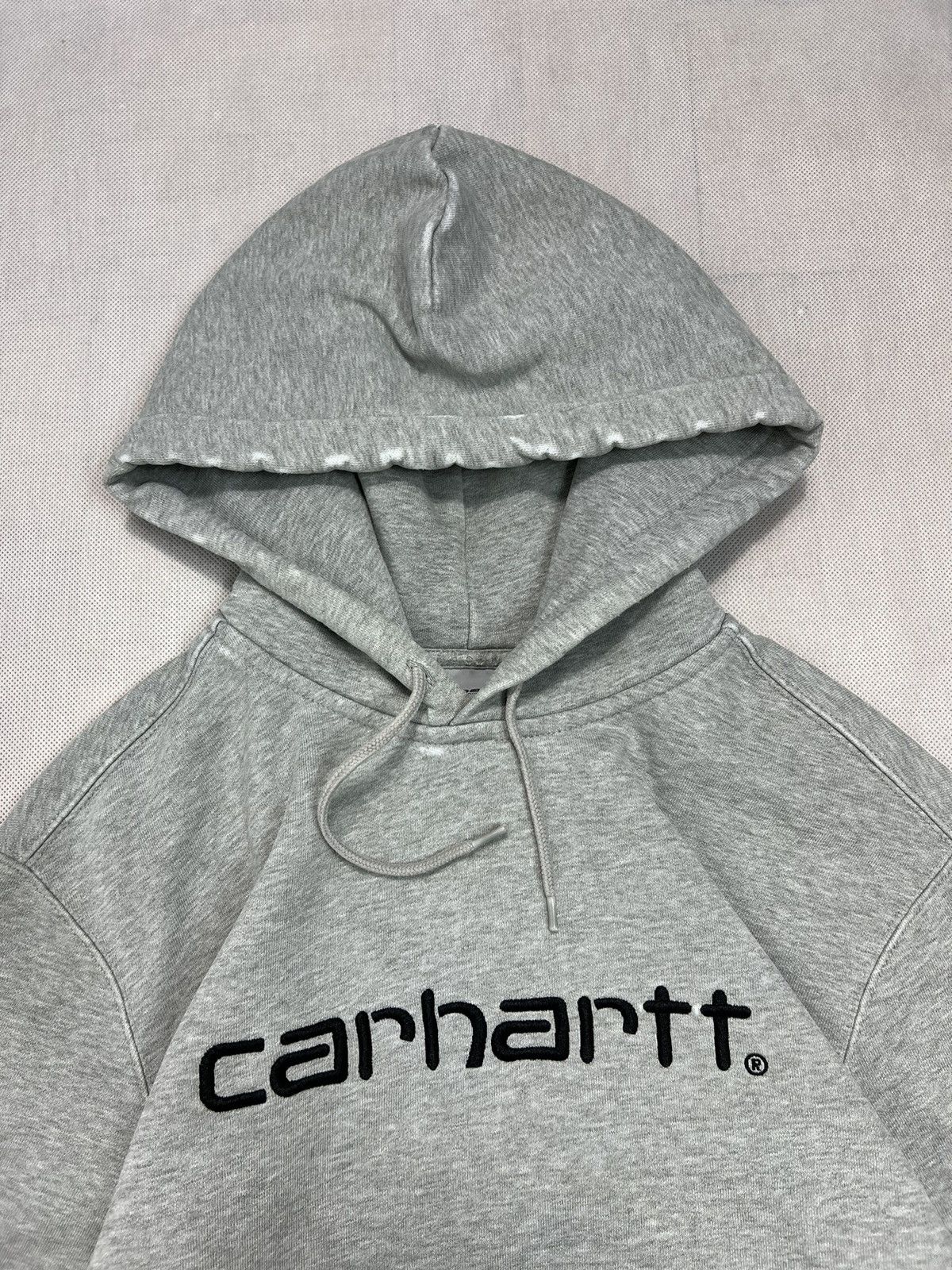 Carhartt Hoodie Carhartt spellout big logo y2k grey Size US S / EU 44-46 / 1 - 4 Thumbnail