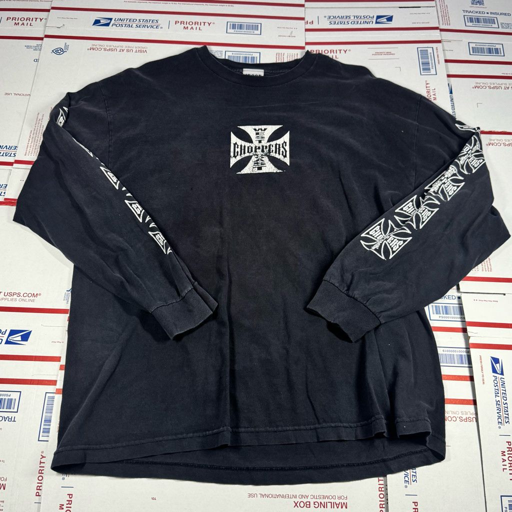 Harley Davidson Black West Coast Choppers T-Shirt Vintage Size XL Size US XL / EU 56 / 4 - 1 Thumbnail