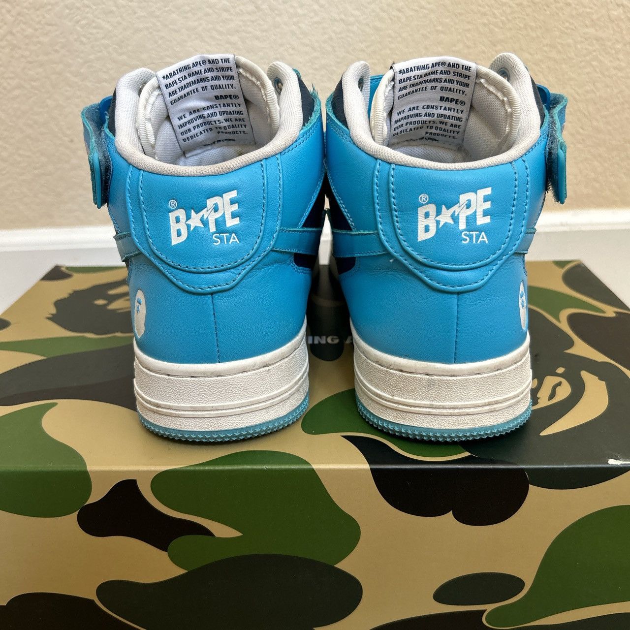Bape BAPESTA MID Size US 11 / EU 44 - 4 Thumbnail