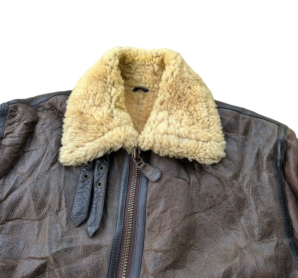 Vintage Vintage B-3 sheepskin jacket Size US L / EU 52-54 / 3 - 3 Thumbnail