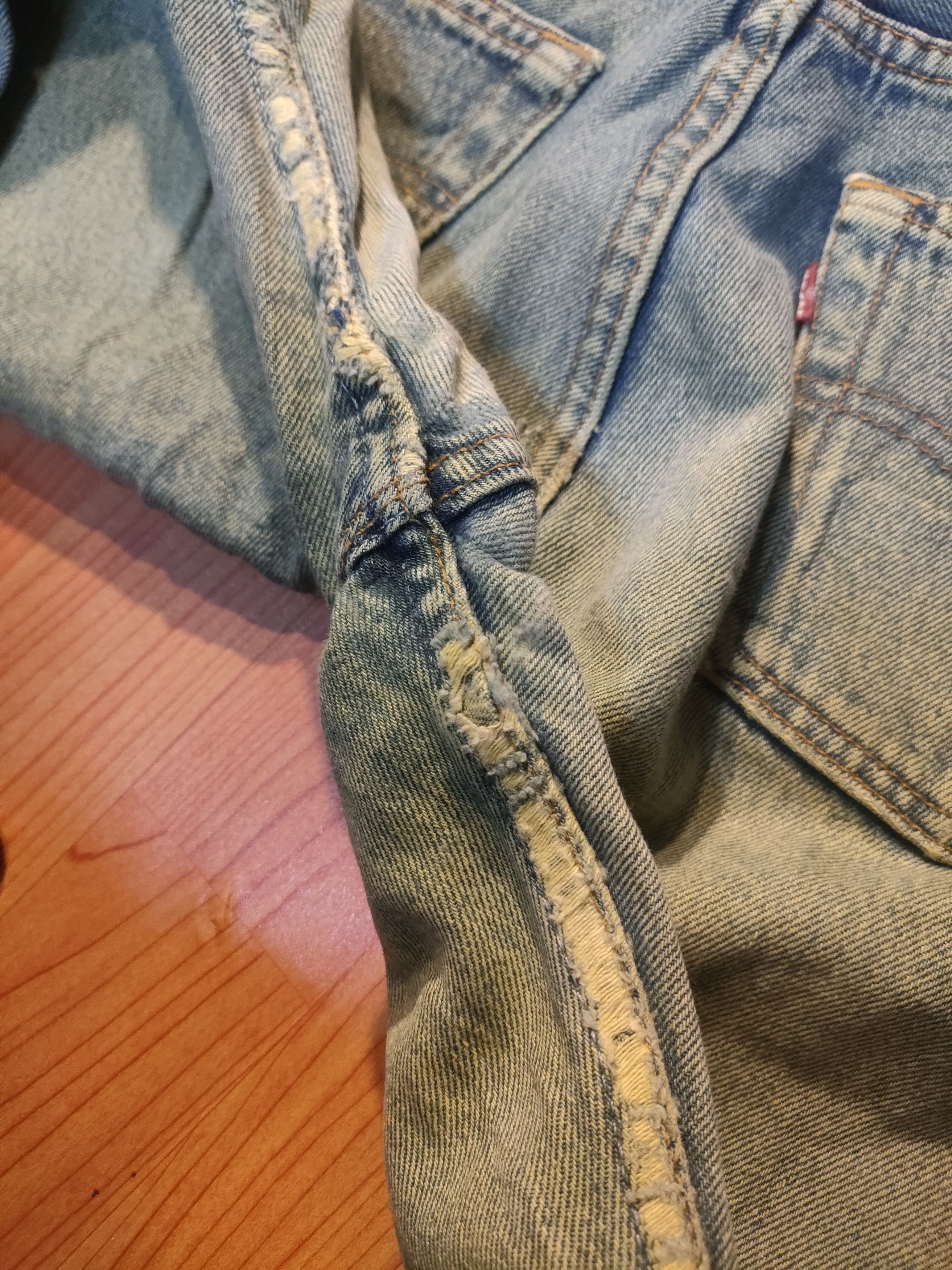 Levi's Distressed Vintage Levi's UK Jeans Size US 30 / EU 46 - 3 Thumbnail