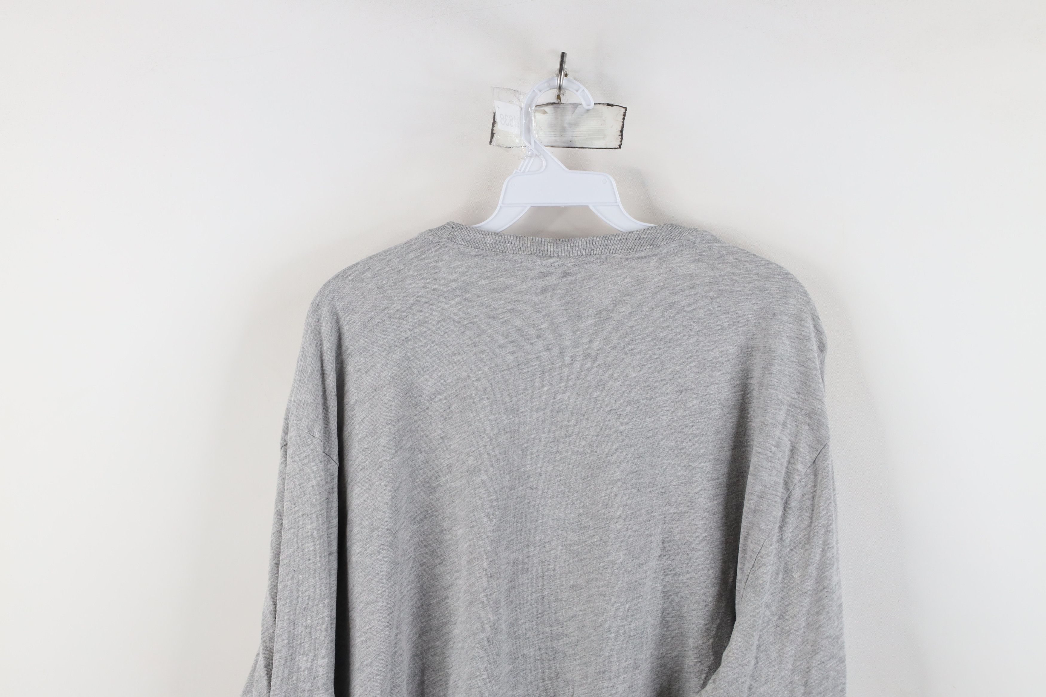 Ralph Lauren Vintage 90s Ralph Lauren Long Sleeve T-Shirt Heather Gray Size US L / EU 52-54 / 3 - 13 Thumbnail